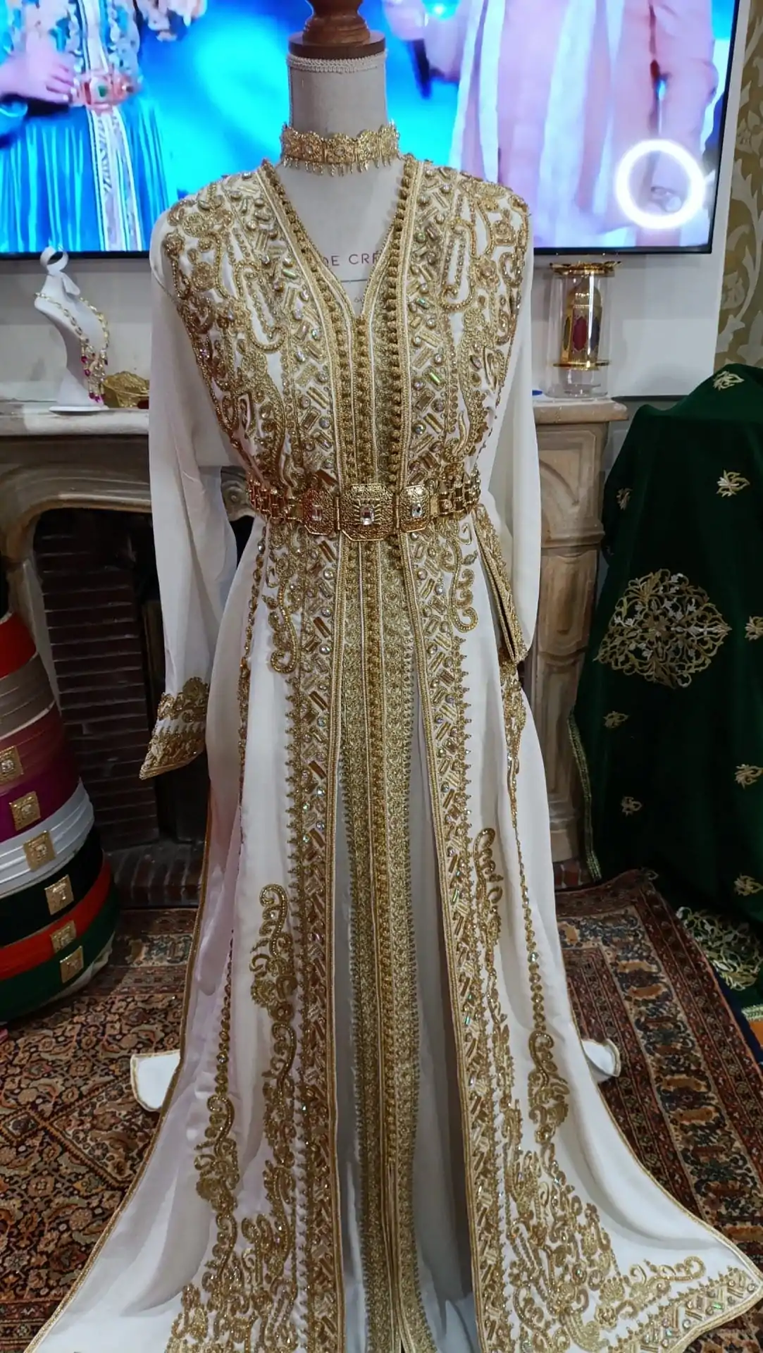 caftan marocain neuf - takchita deux pièces – Image 4