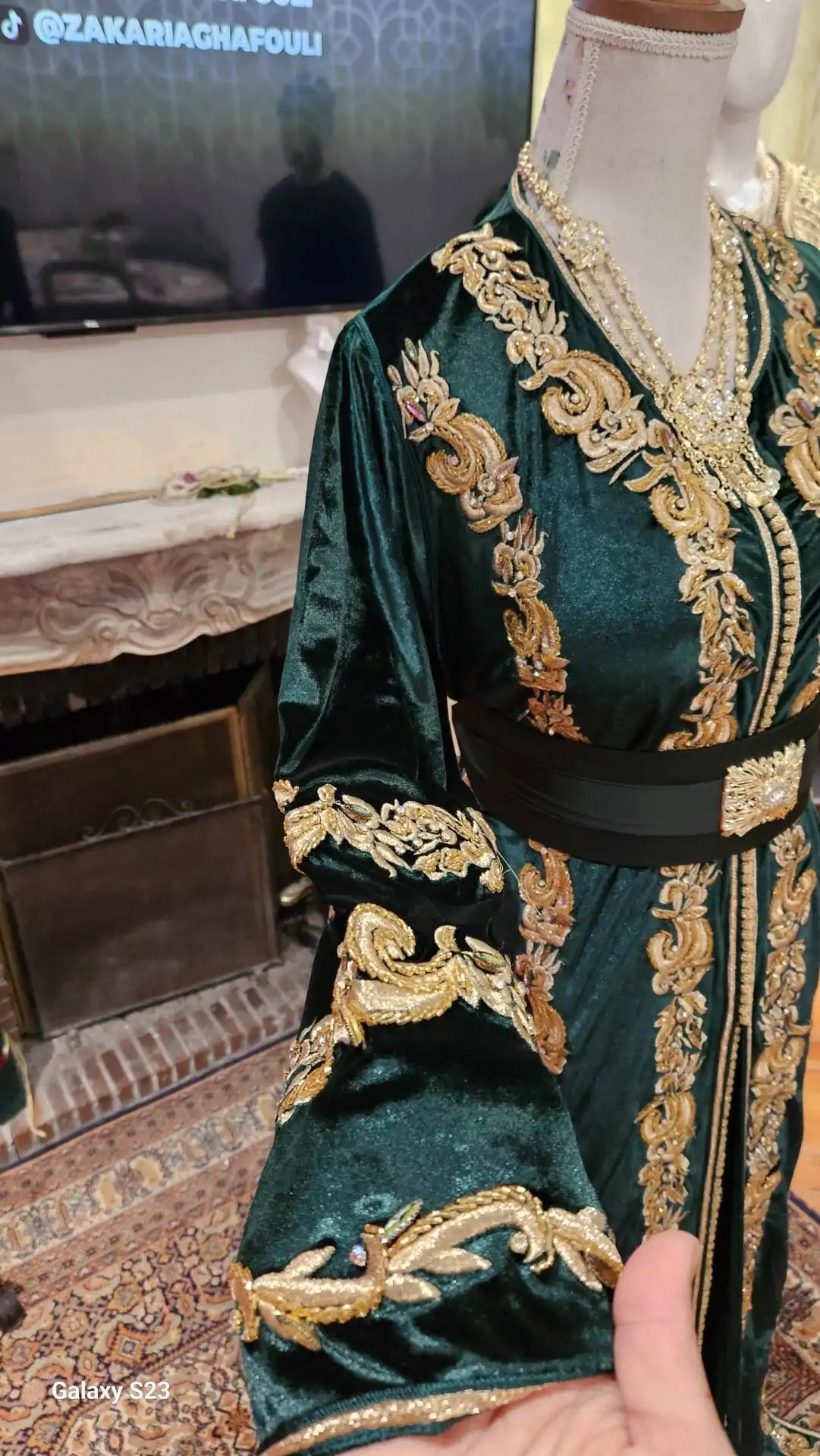 caftan marocain d'occasion quasi neuf – Image 8