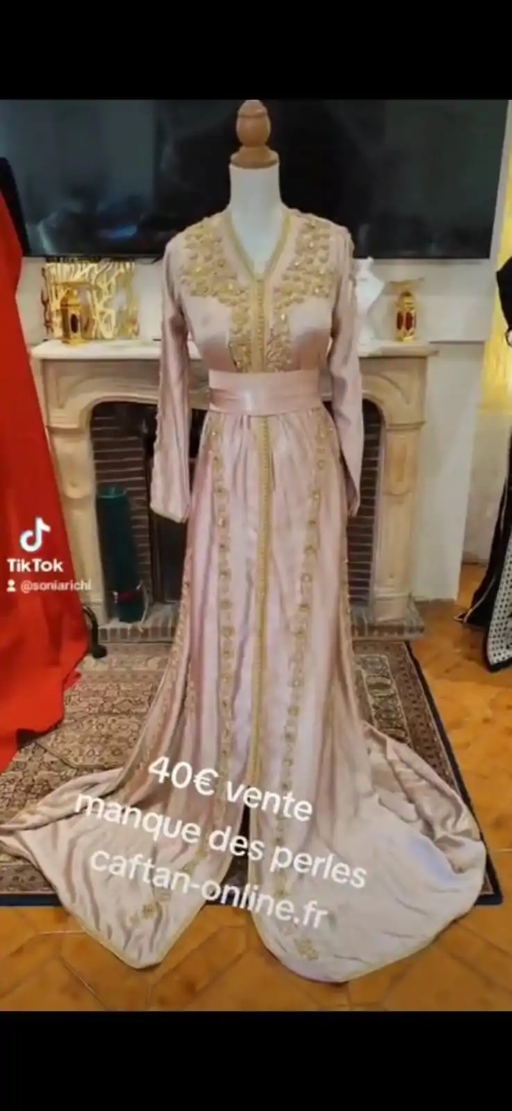 caftan marocain d'occasion plus ceinture