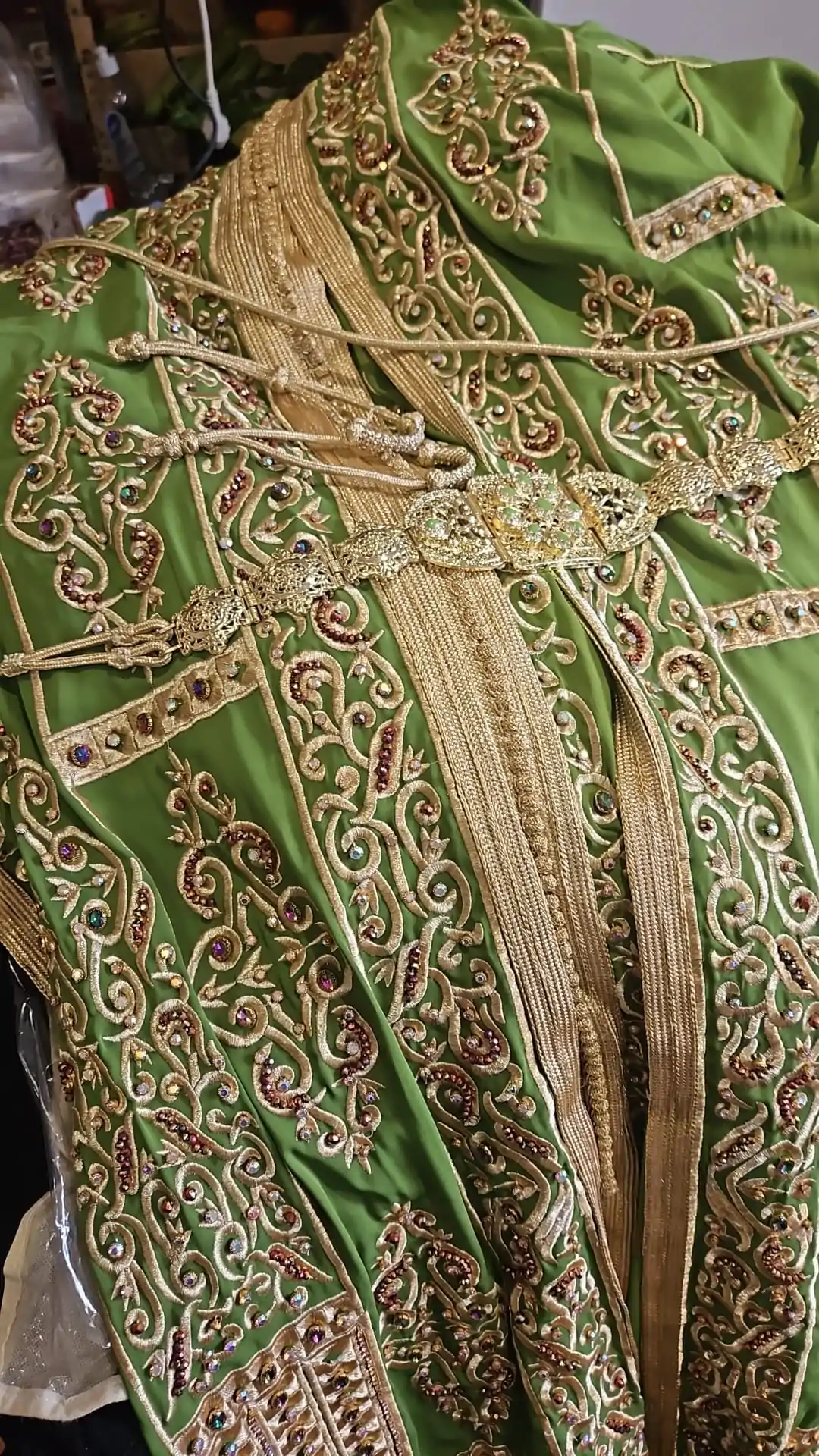 caftan marocain neuf avec accessoires neuf