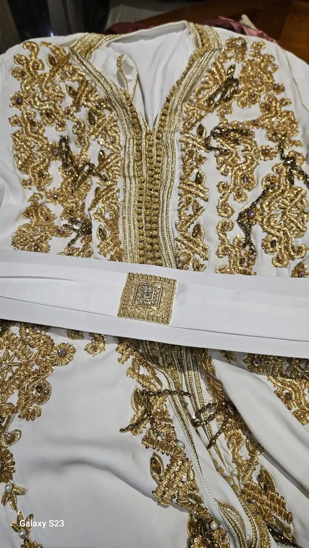 caftan marocain neuf doublé avec ceinture