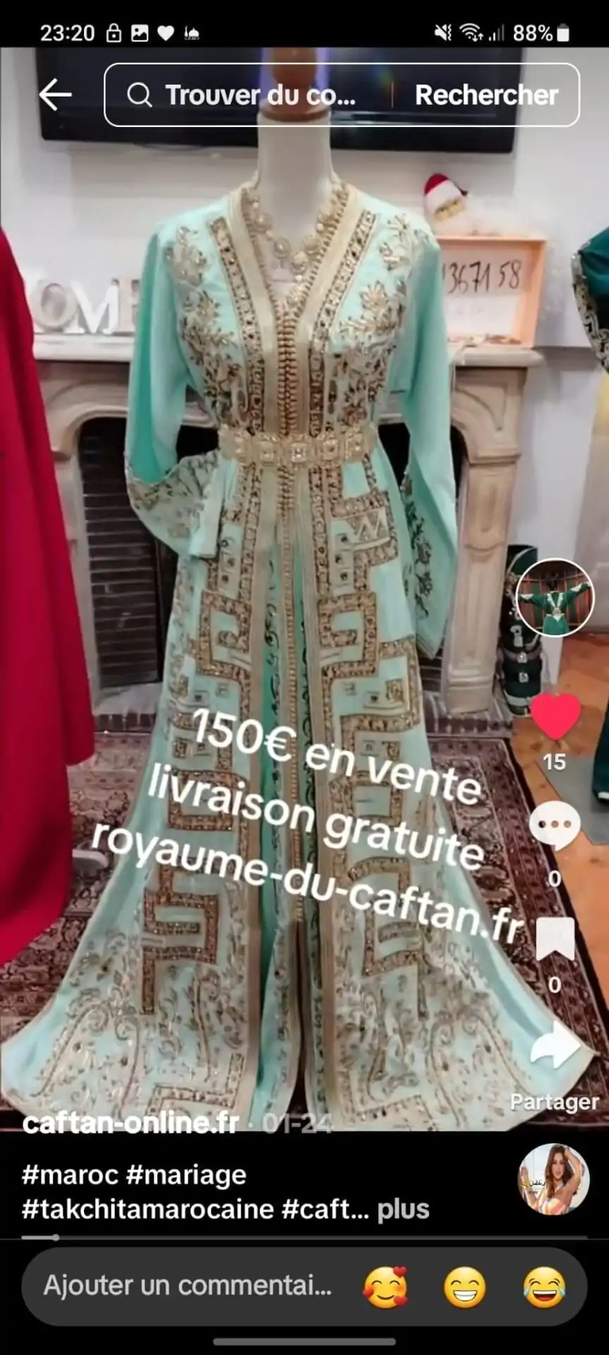 lot Caftan marocain neuf – Image 2