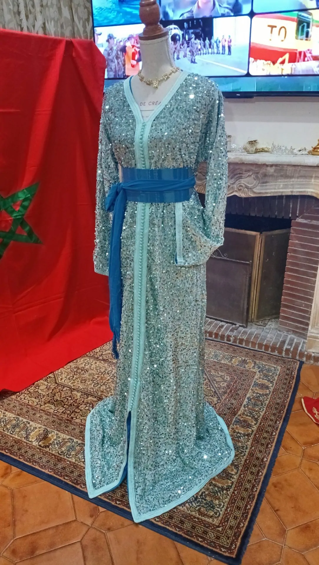 caftan marocain neuf avec doublure – Image 2
