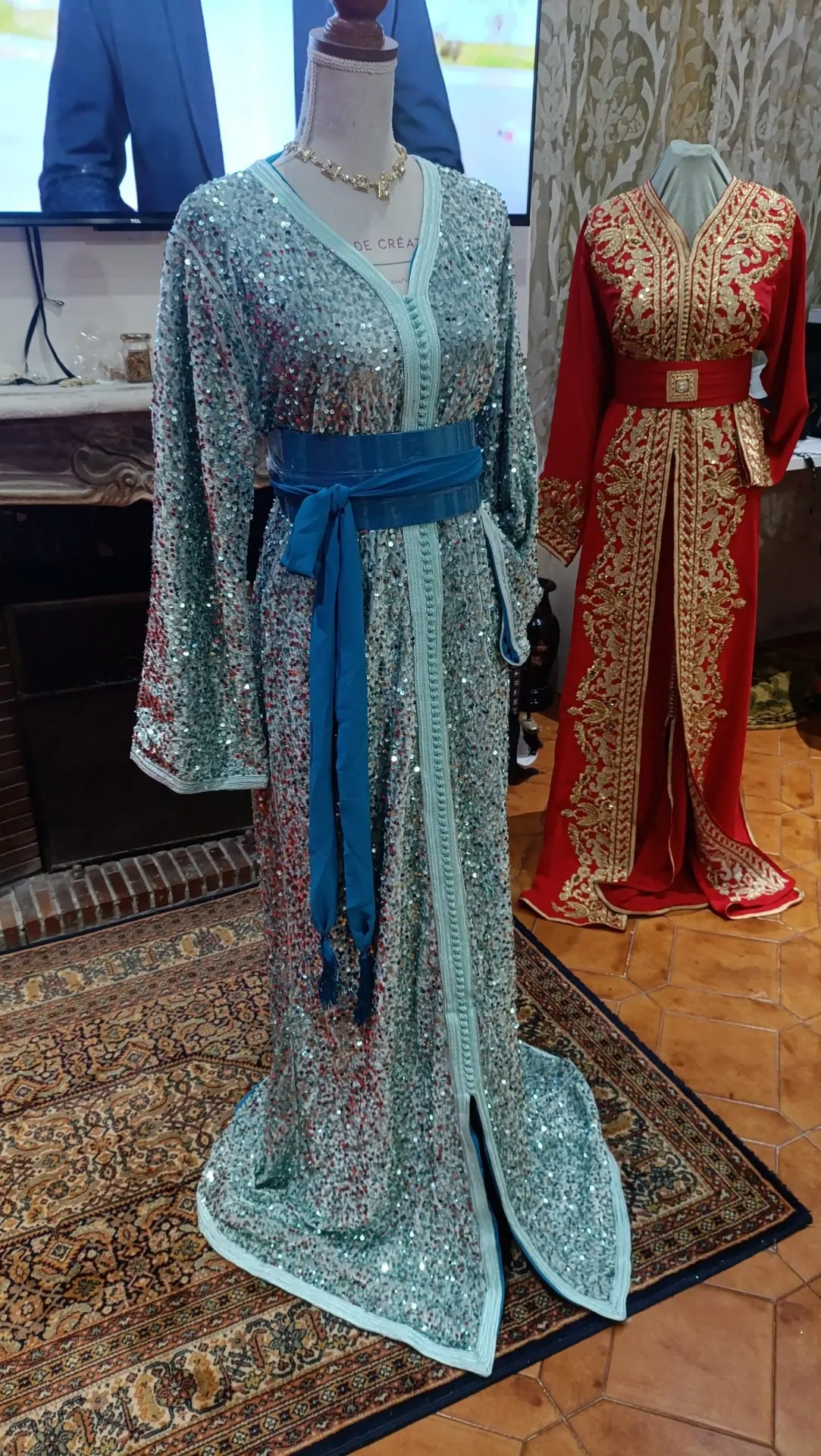 caftan marocain neuf avec doublure – Image 4