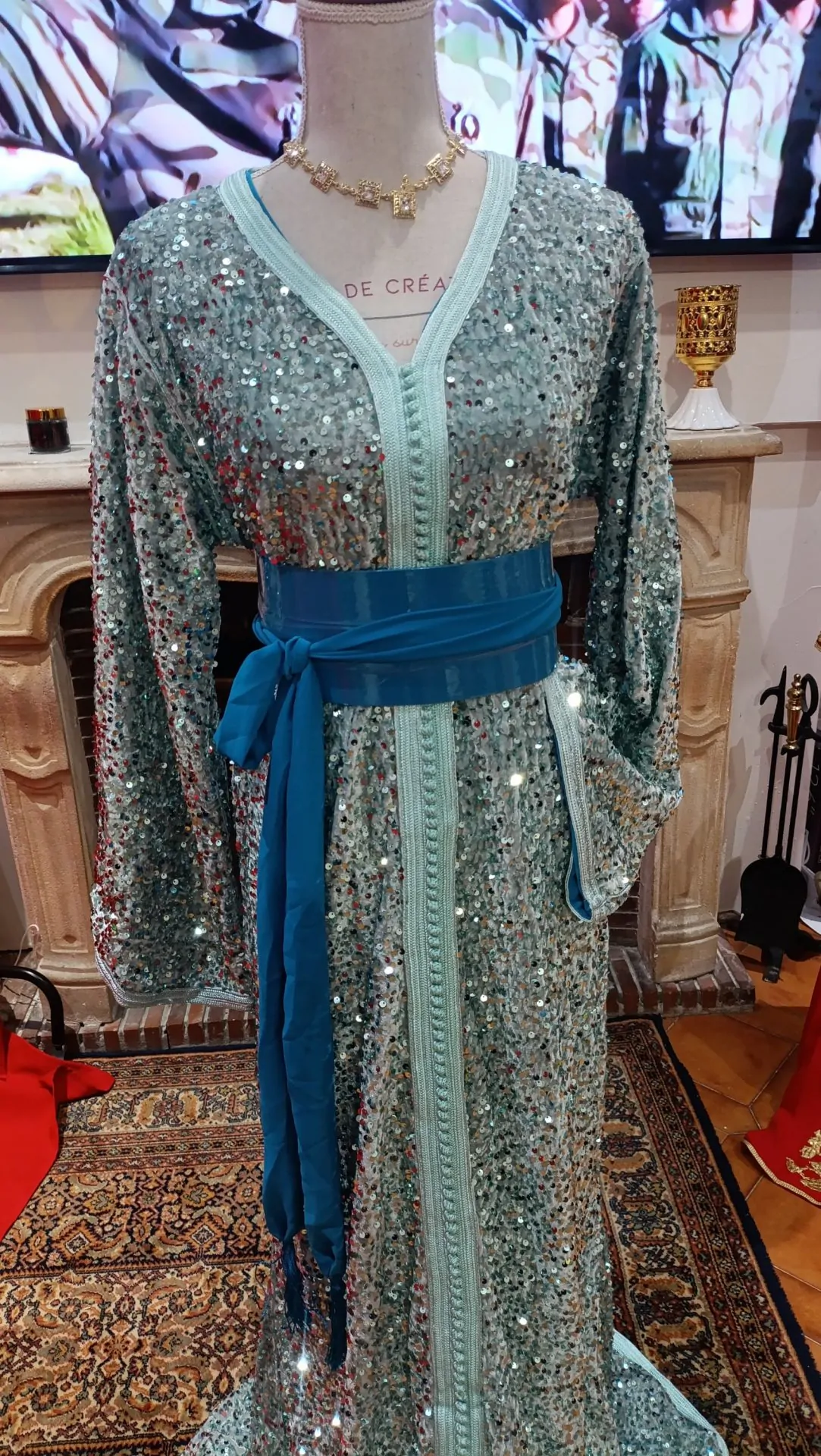 caftan marocain neuf avec doublure – Image 8