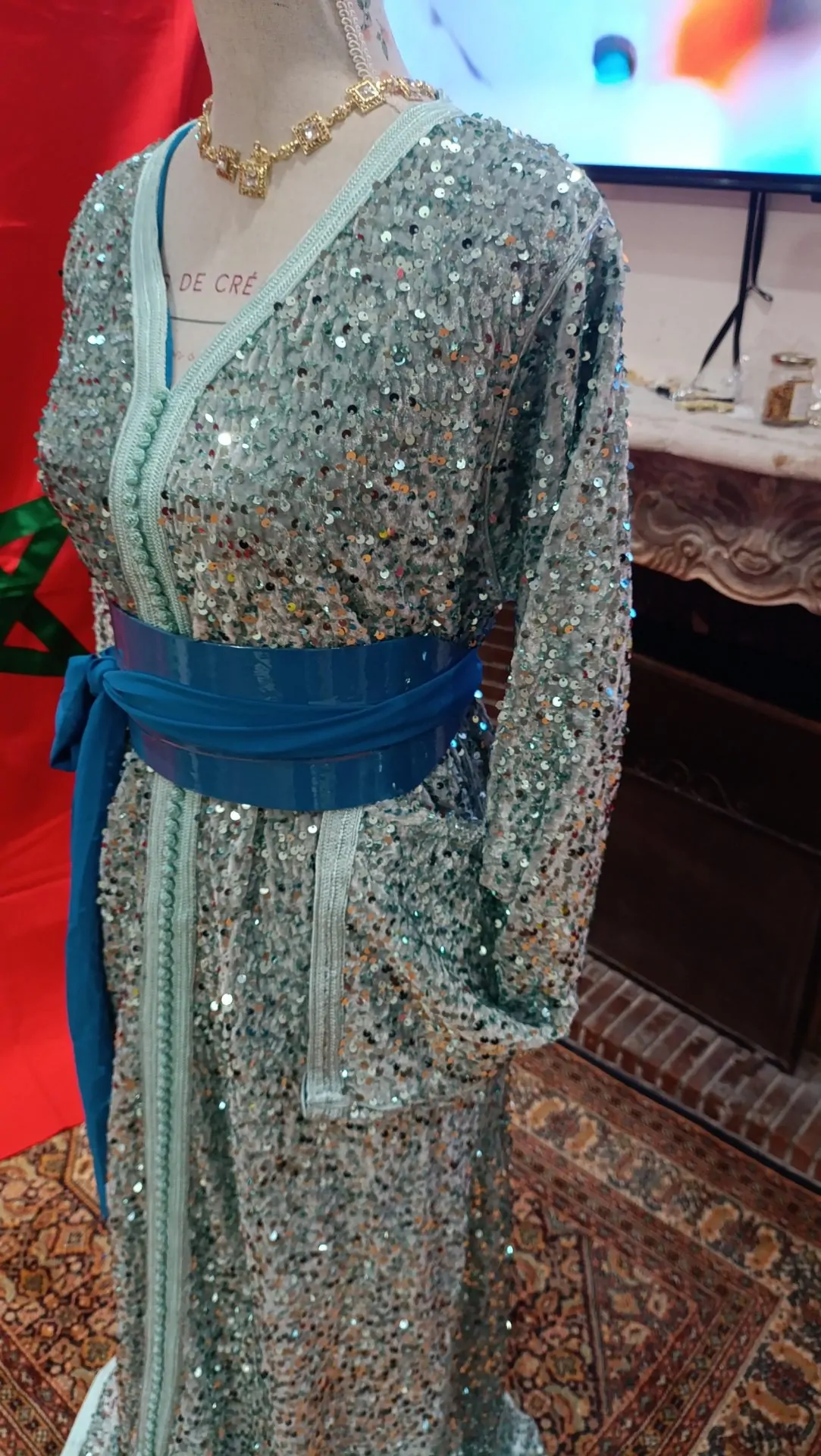 caftan marocain neuf avec doublure – Image 7