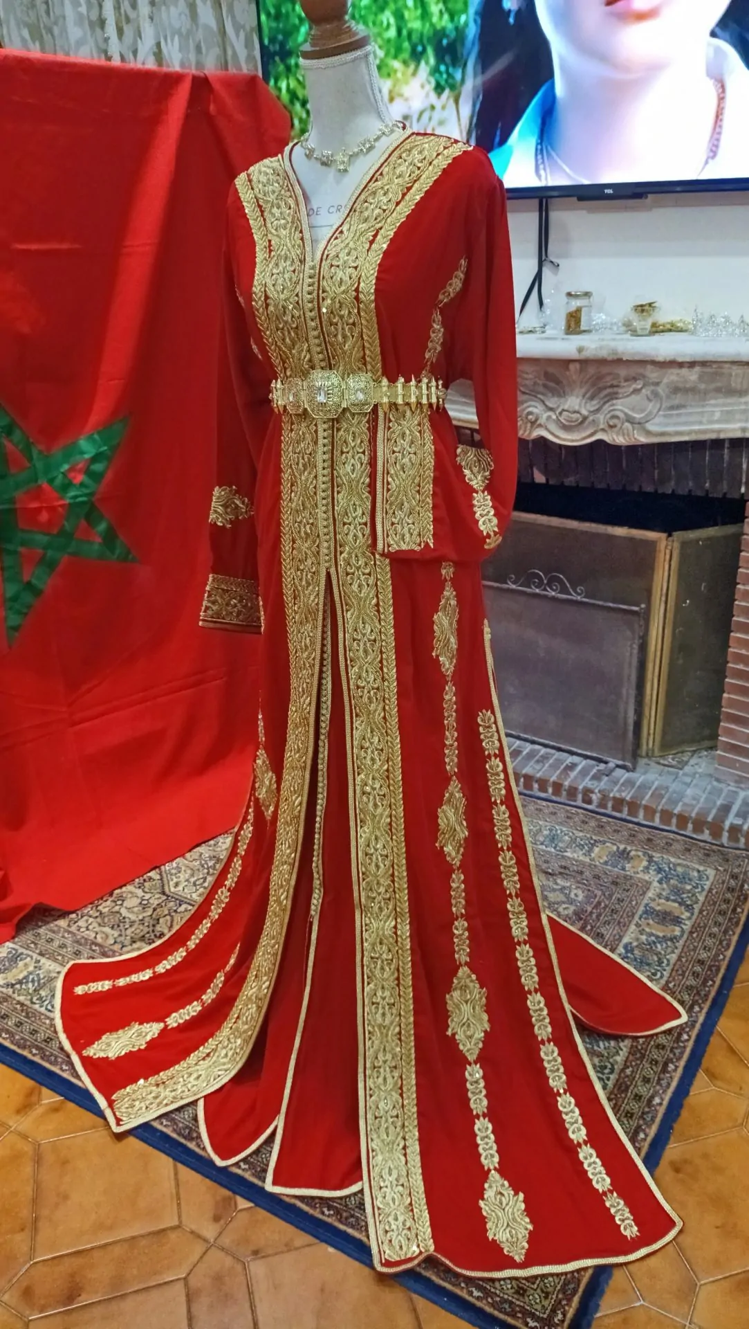 caftan marocain neuf - takchita deux pieces – Image 4