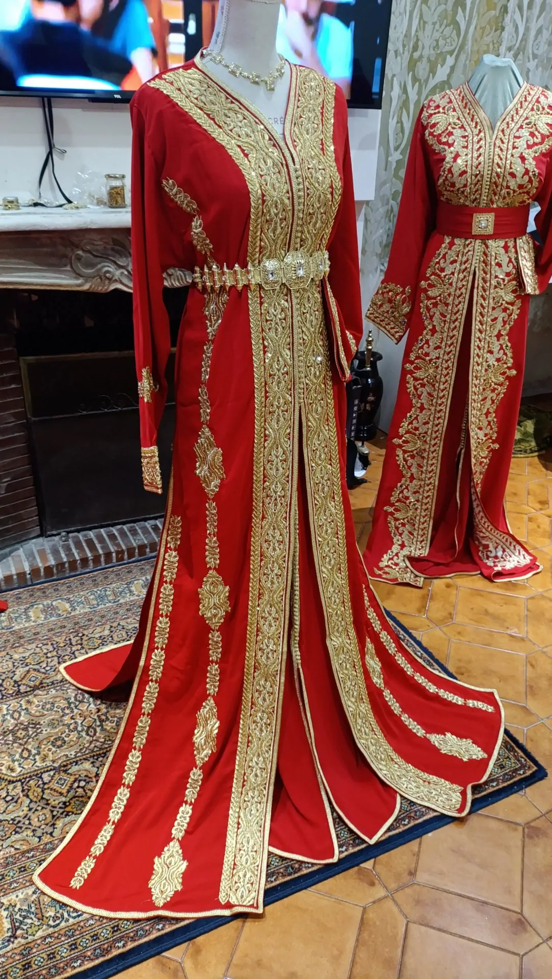 caftan marocain neuf - takchita deux pieces – Image 3