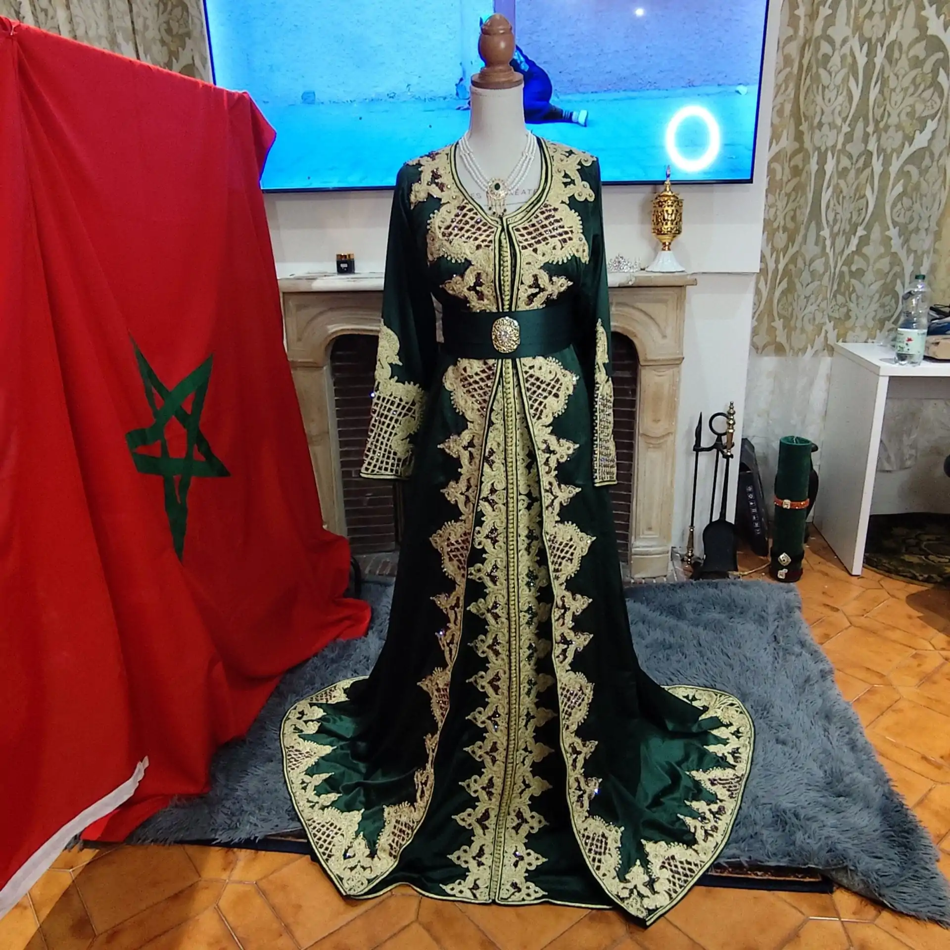 caftan marocain d occasion takchita deux pièces