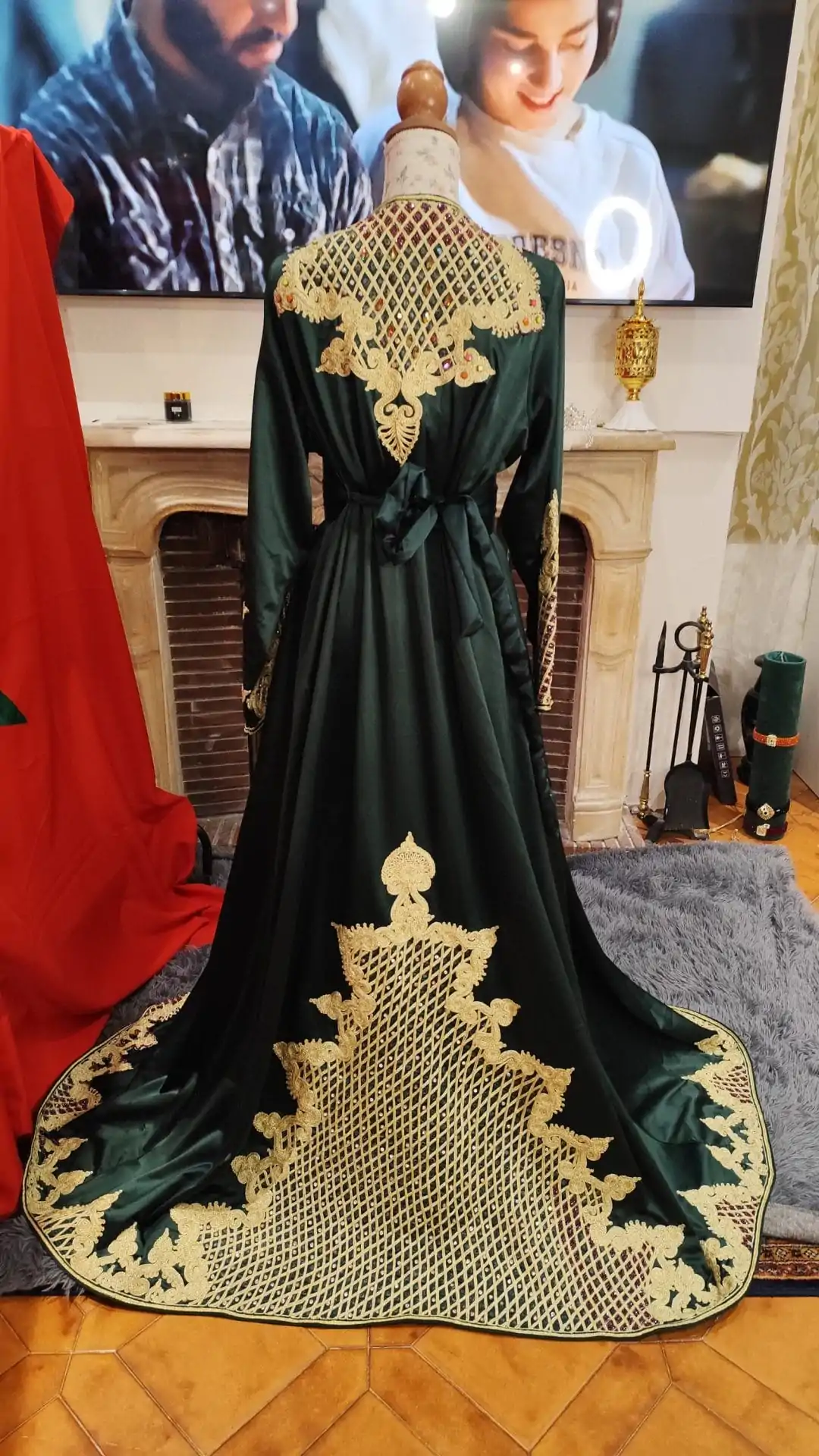 caftan marocain d occasion takchita deux pièces – Image 11