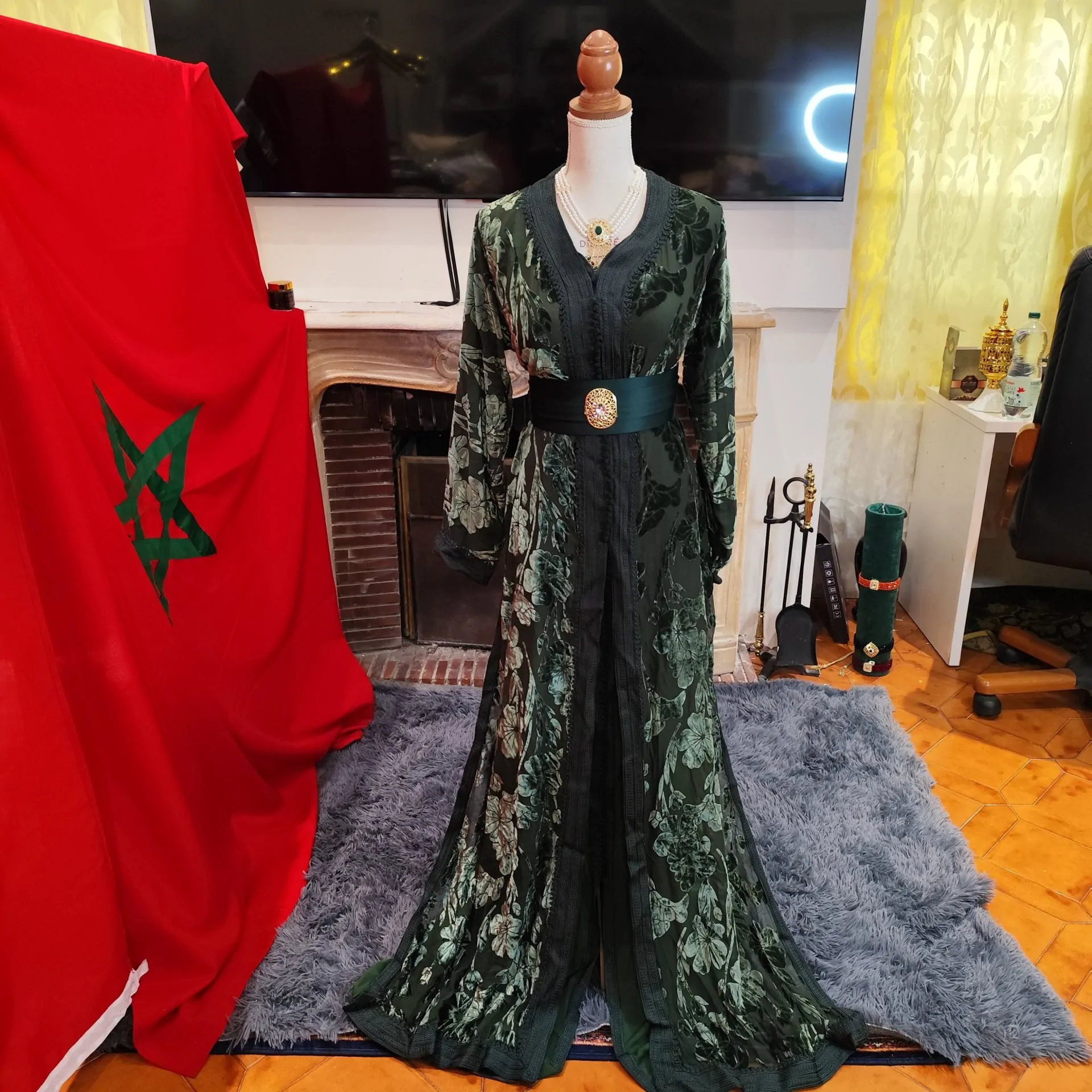 caftan marocain neuf - takchita deux pièces
