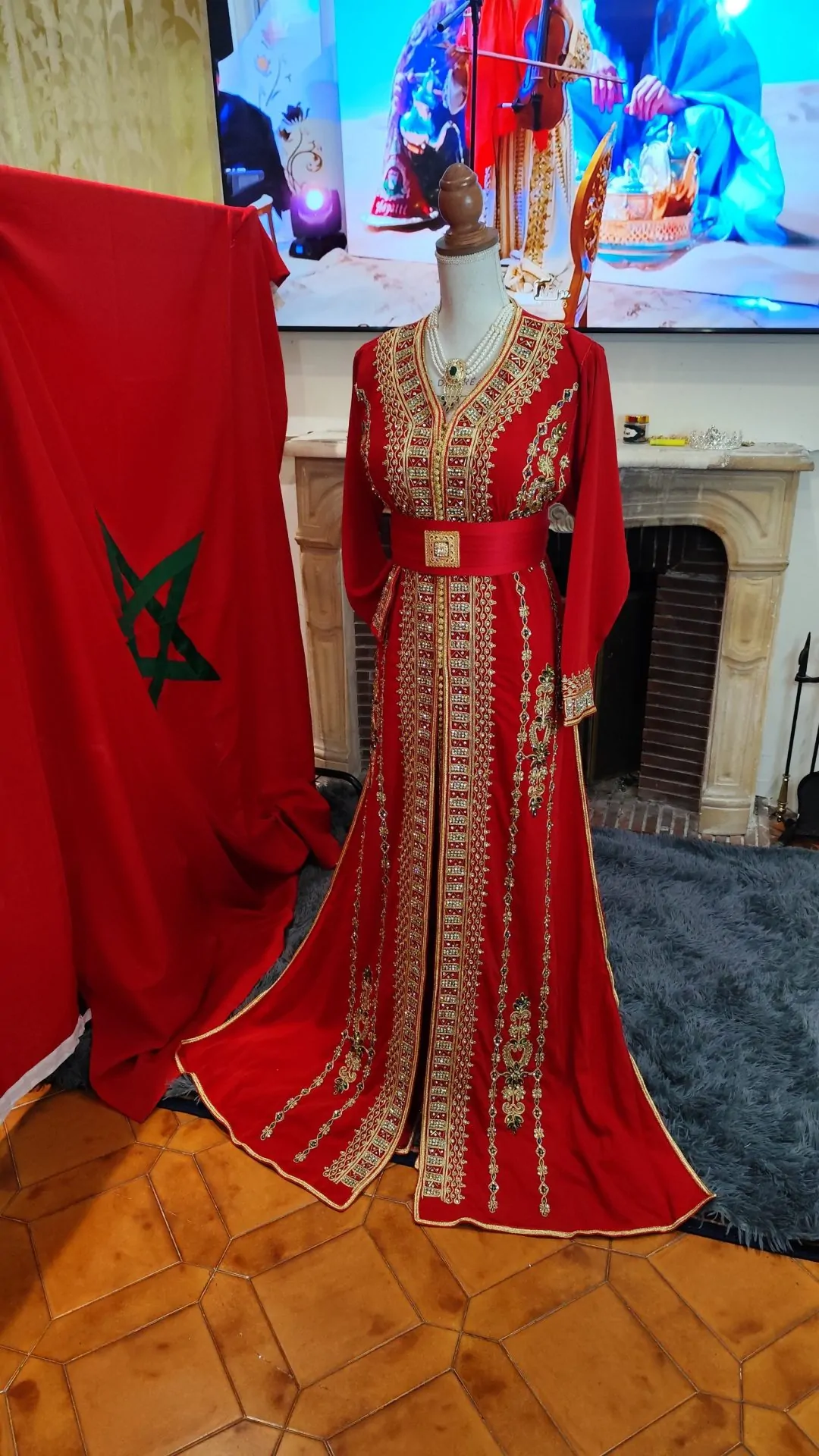 caftan marocain neuf - takchita deux pièces – Image 5
