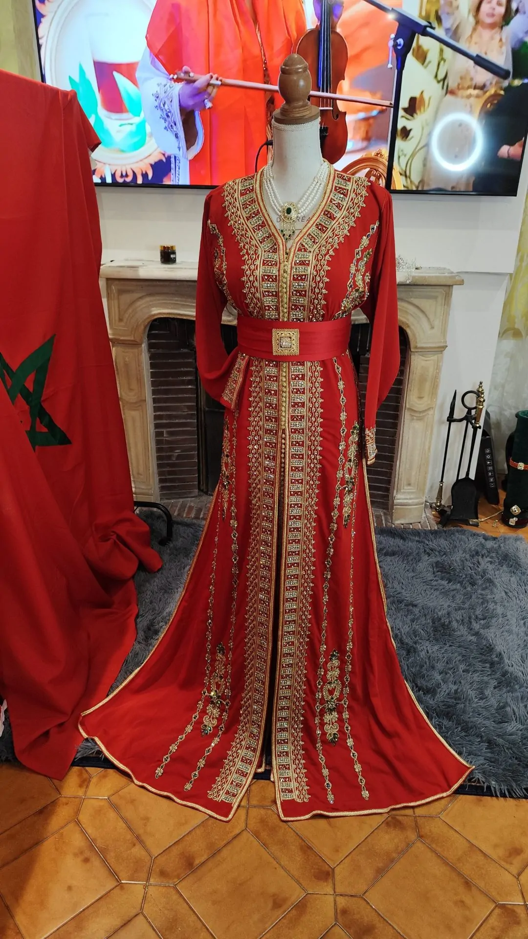 caftan marocain neuf - takchita deux pièces – Image 10