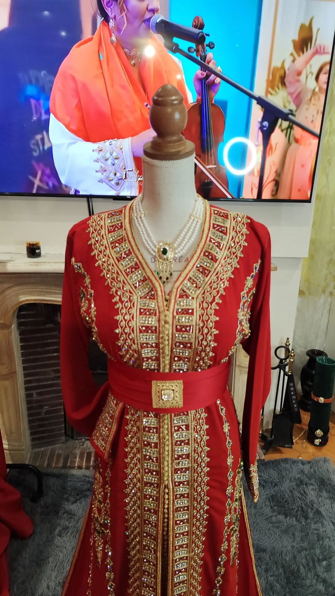 caftan marocain neuf - takchita deux pièces – Image 4