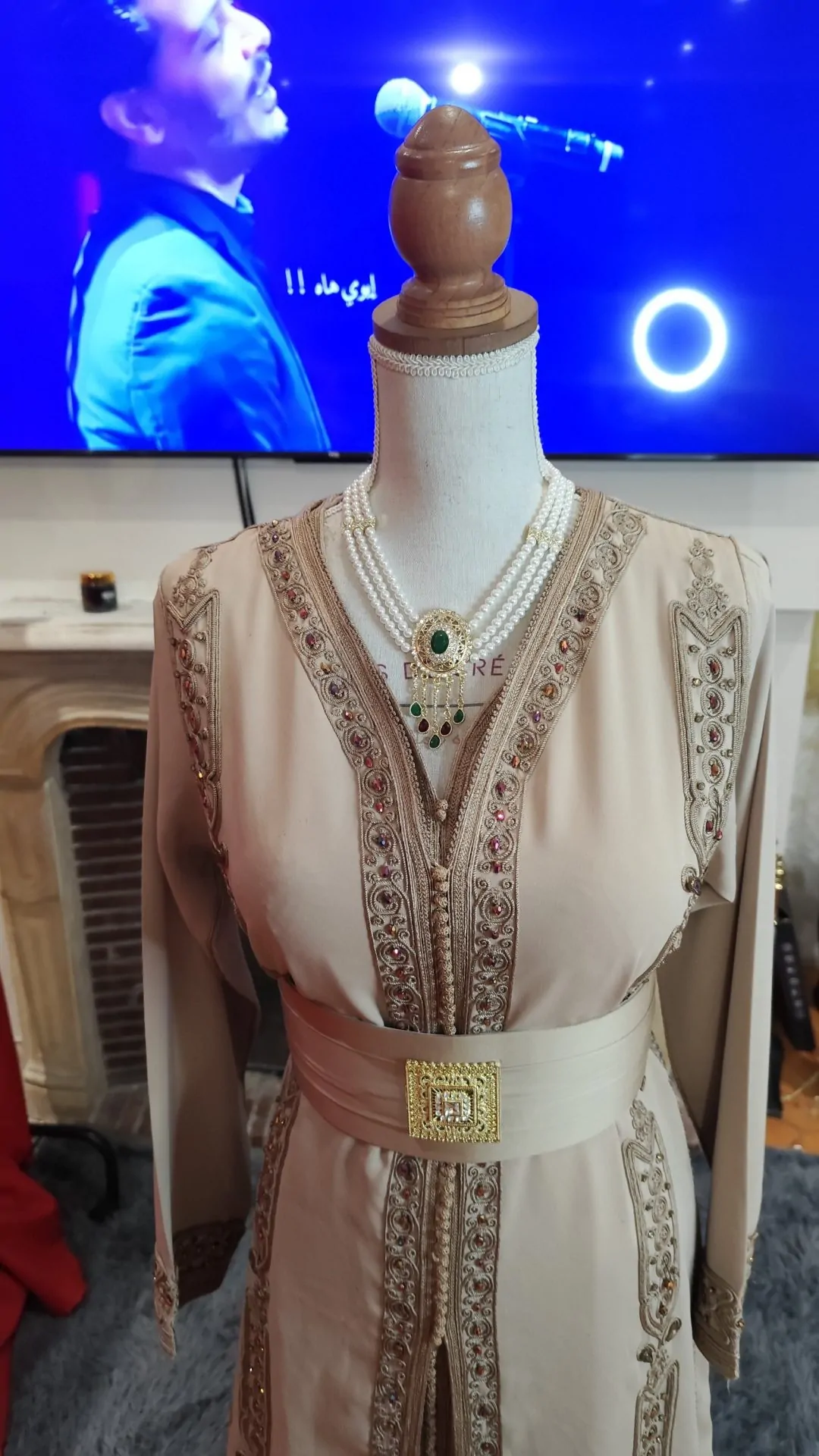 caftan marocain d occasion - takchita deux pièces – Image 10