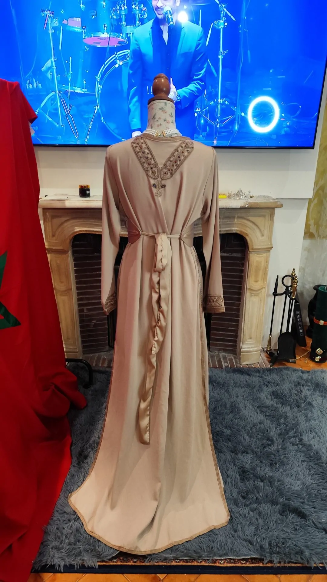 caftan marocain d occasion - takchita deux pièces – Image 14
