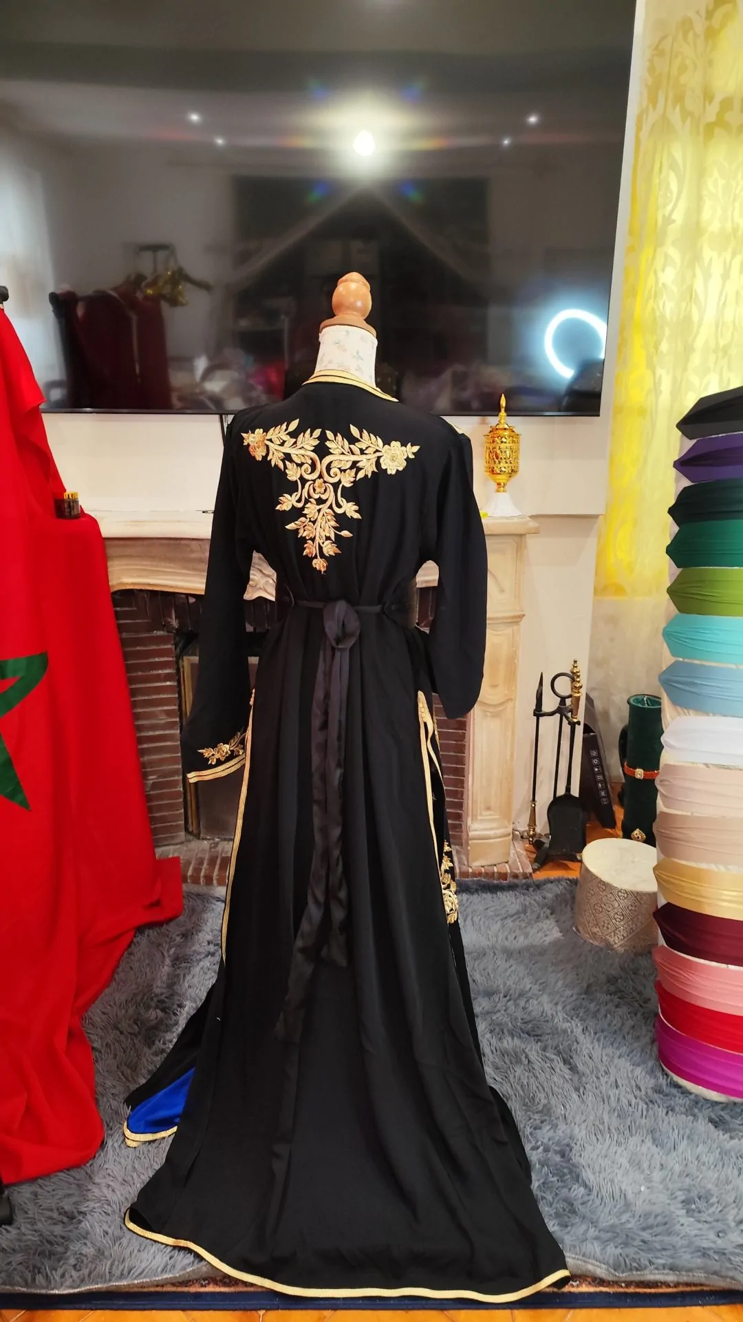 caftan marocain neuf grande taille - takchita deux pièces – Image 3
