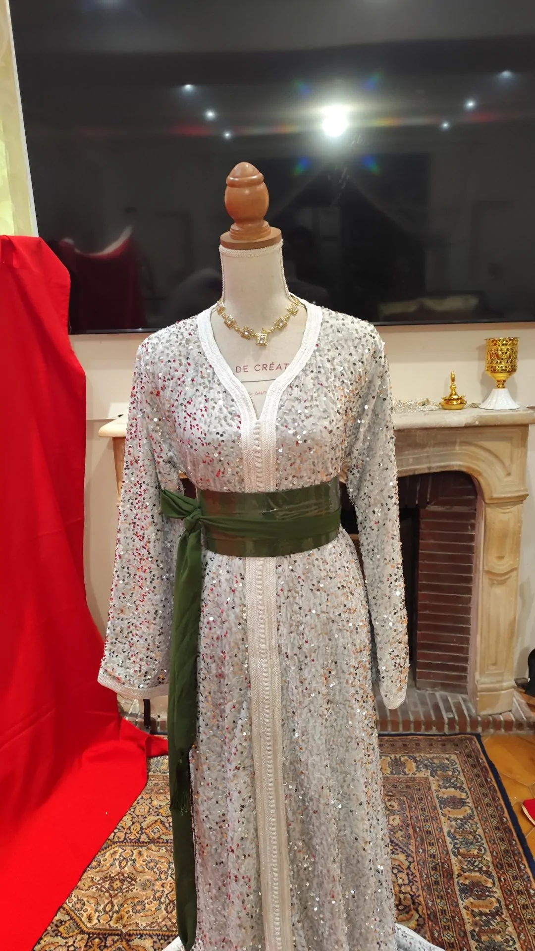 caftan marocain neuf avec doublure – Image 5