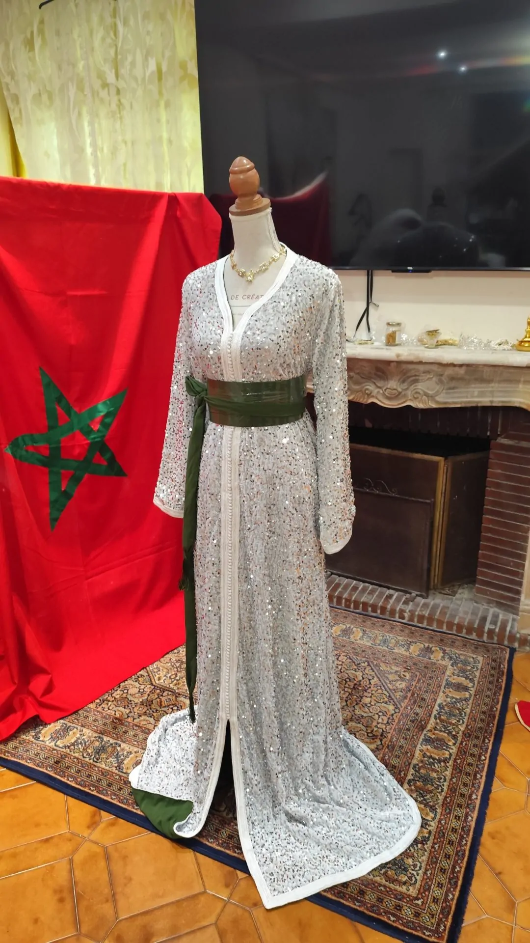 caftan marocain neuf avec doublure – Image 2