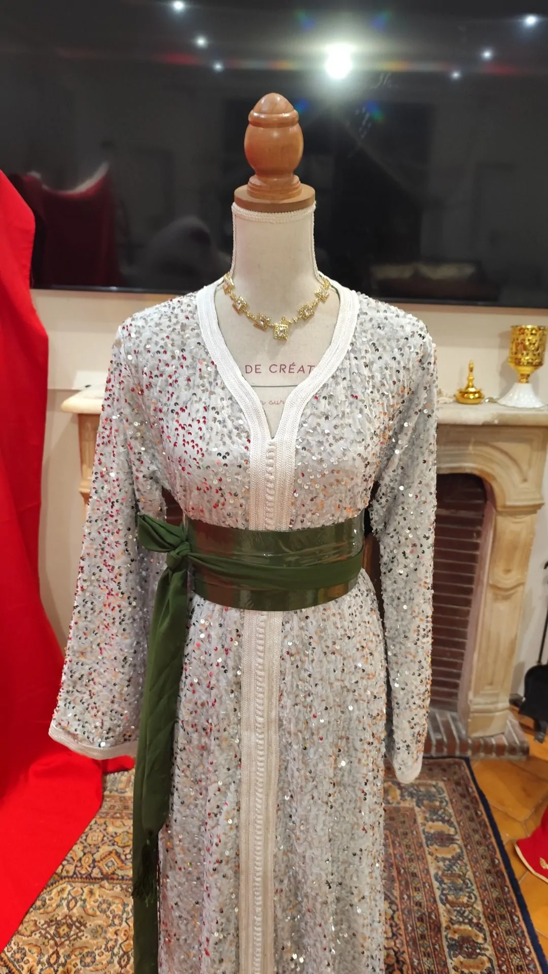 caftan marocain neuf avec doublure – Image 8