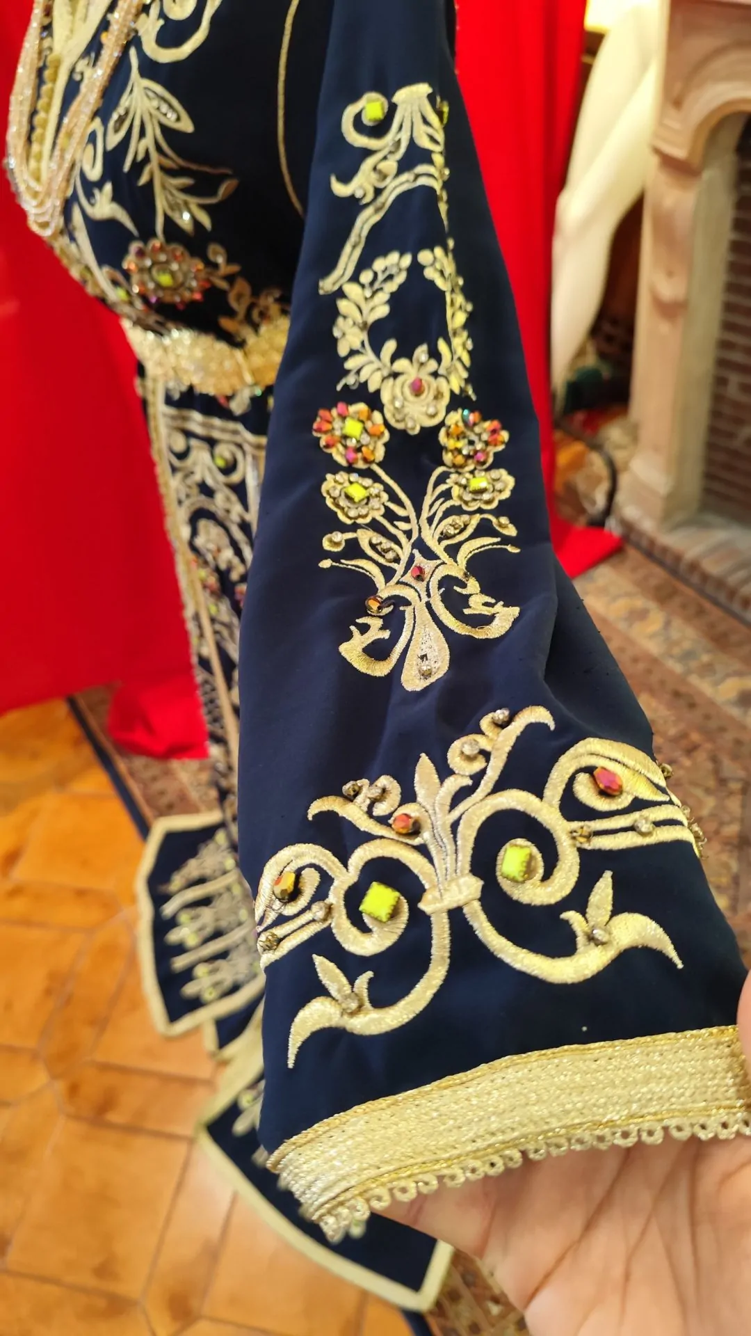 caftan marocain d occasion - takchita deux pièces – Image 2