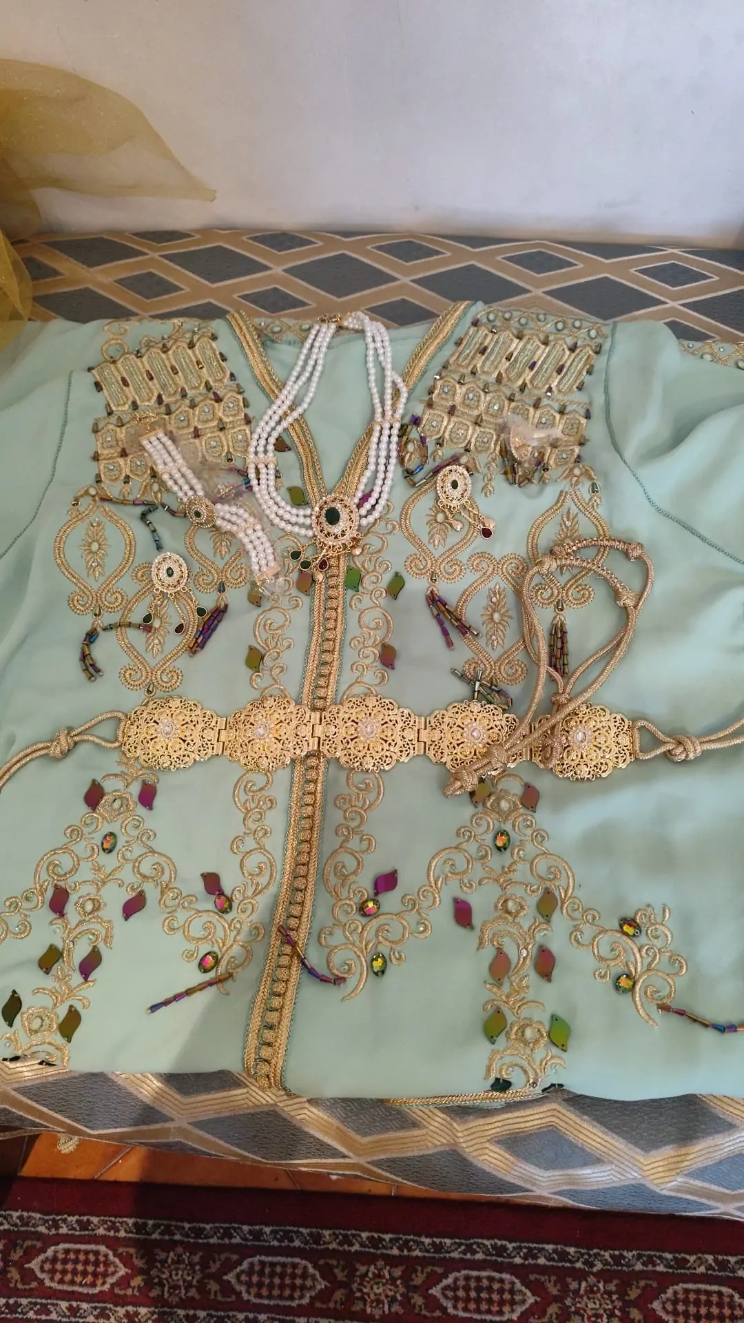 lot caftan plus accessoires