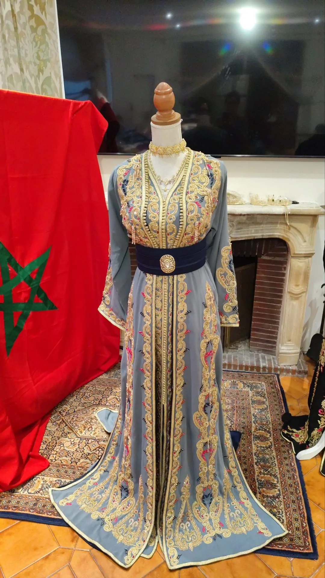 caftan marocain neuf doublé – Image 8