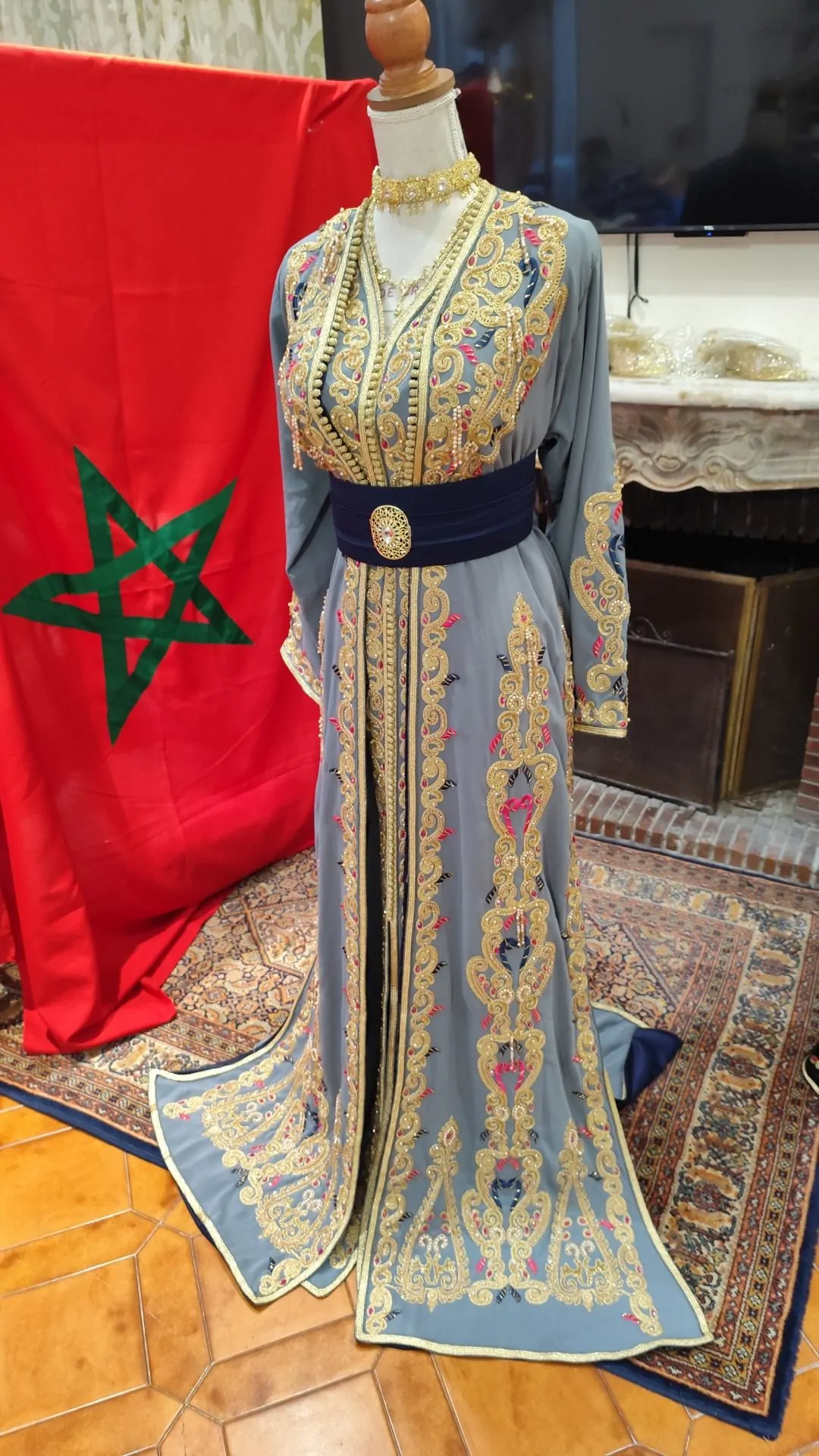 caftan marocain neuf doublé – Image 6