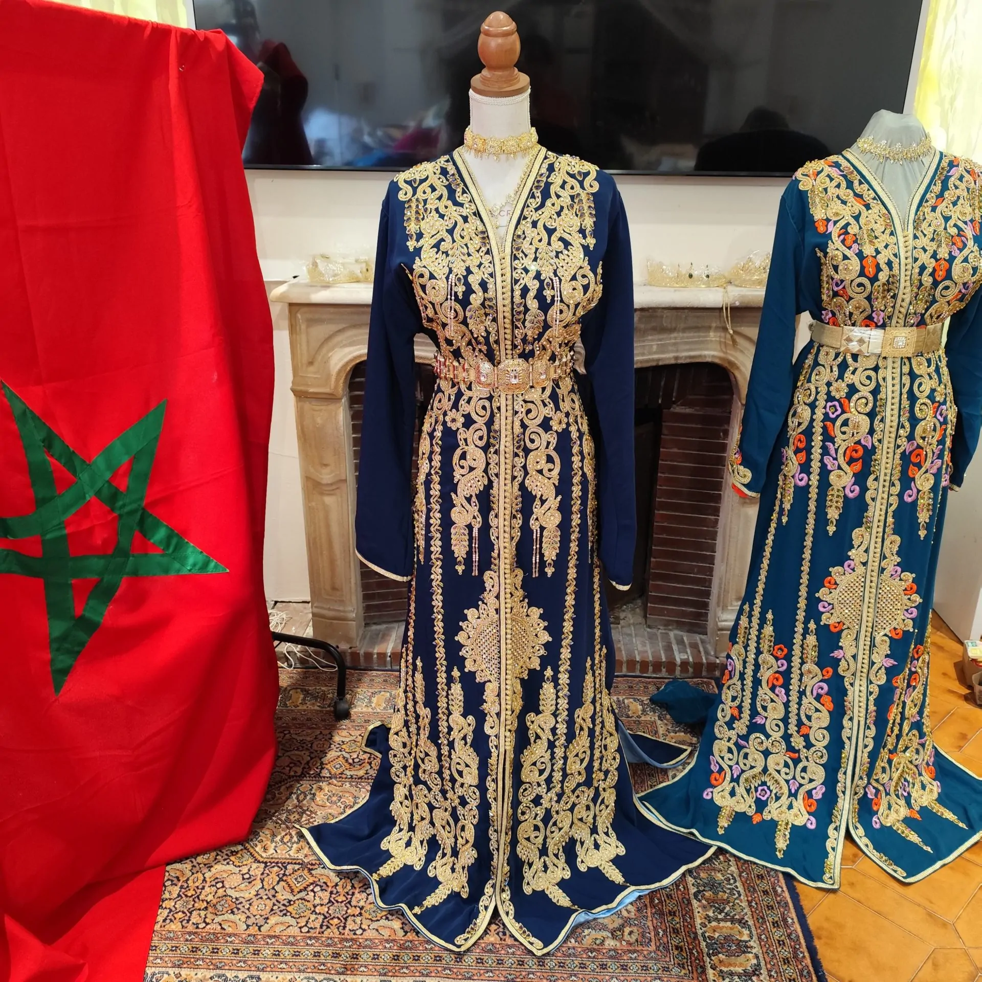 caftan marocain neuf doublé grande taille
