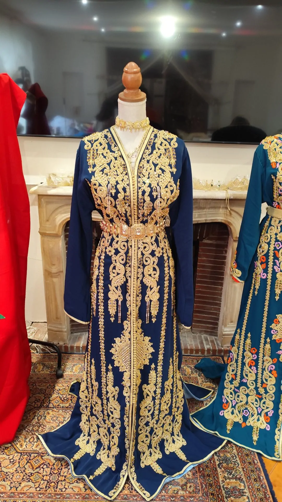 caftan marocain neuf doublé grande taille – Image 3
