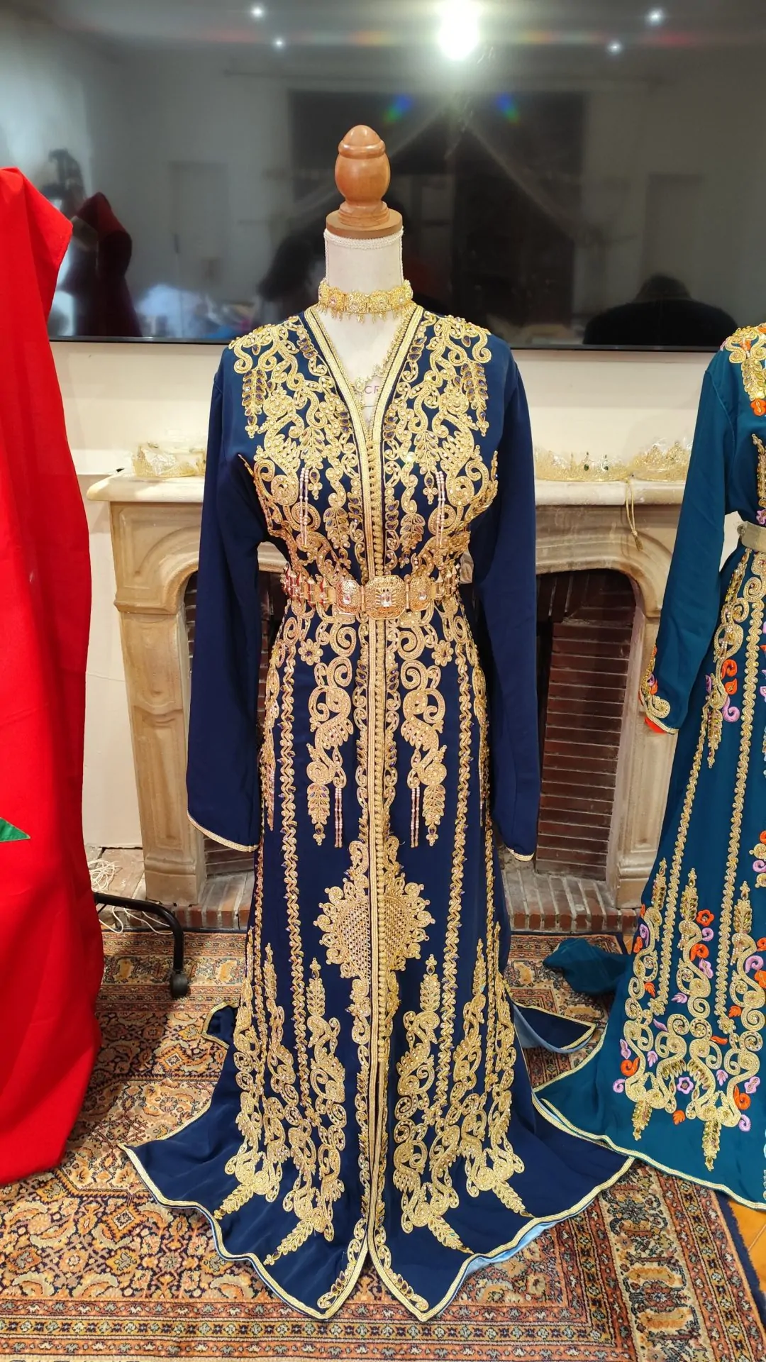 caftan marocain neuf doublé grande taille – Image 4