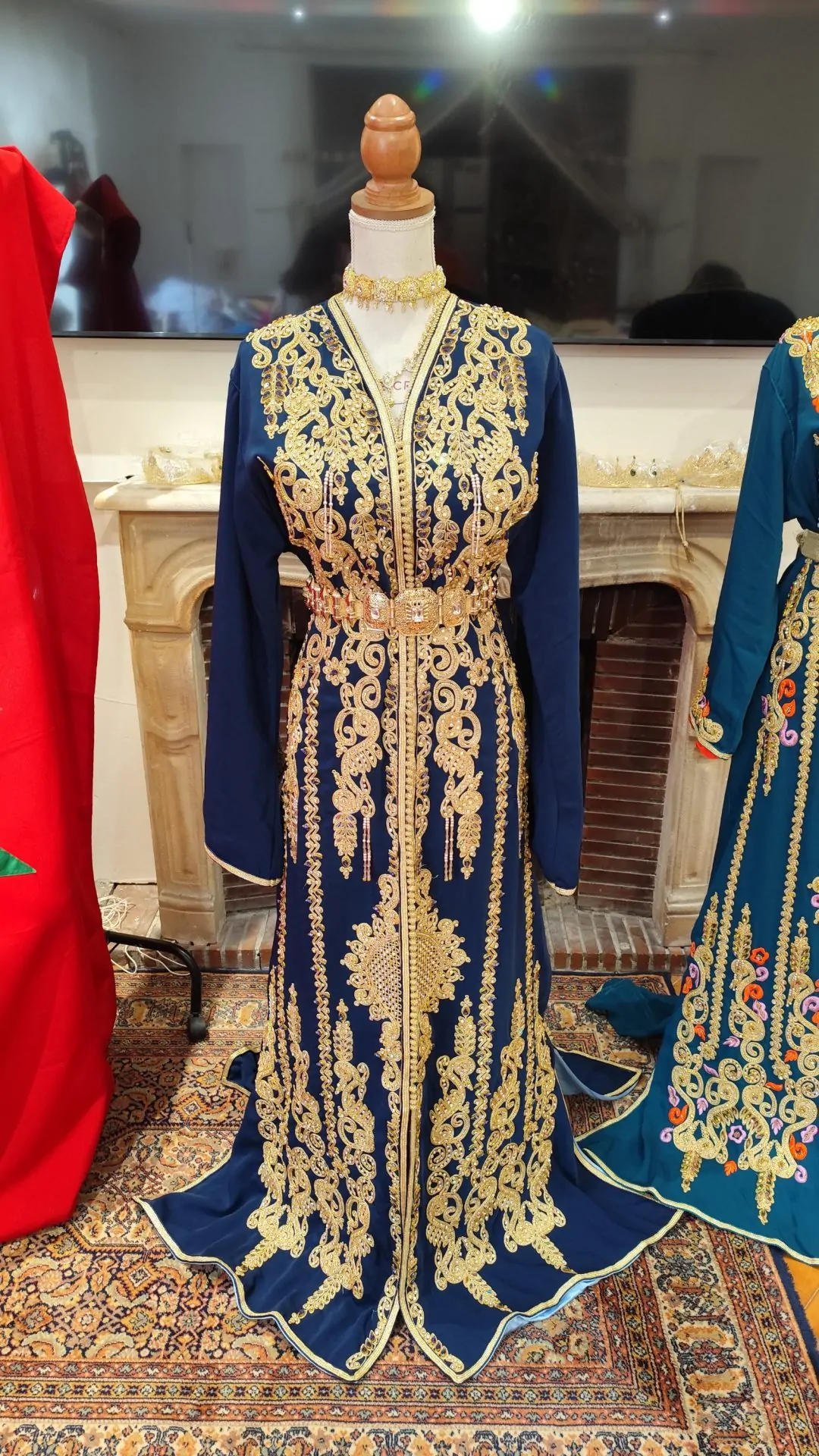 caftan marocain neuf doublé grande taille – Image 2