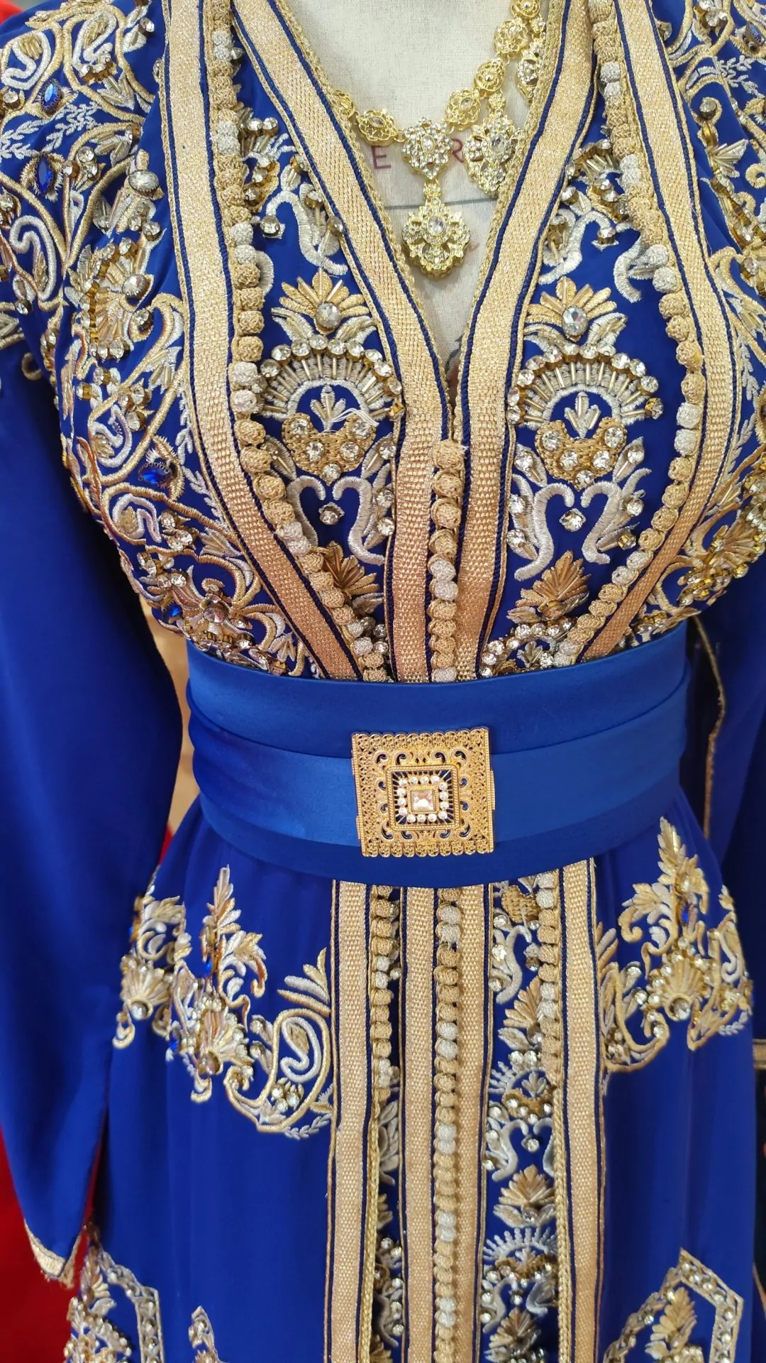 caftan marocain d occasion deux pièces – Image 12