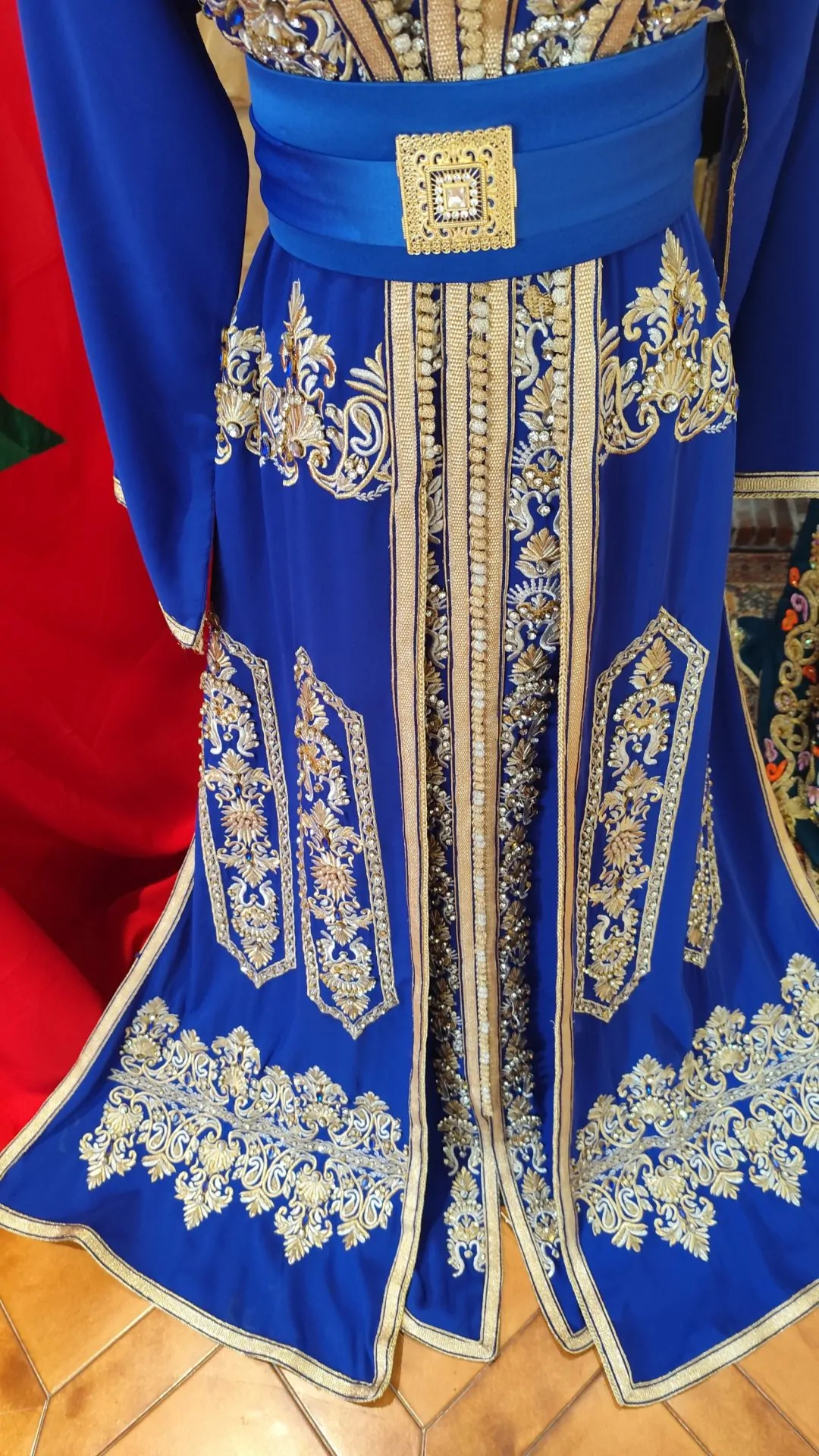 caftan marocain d occasion deux pièces – Image 5