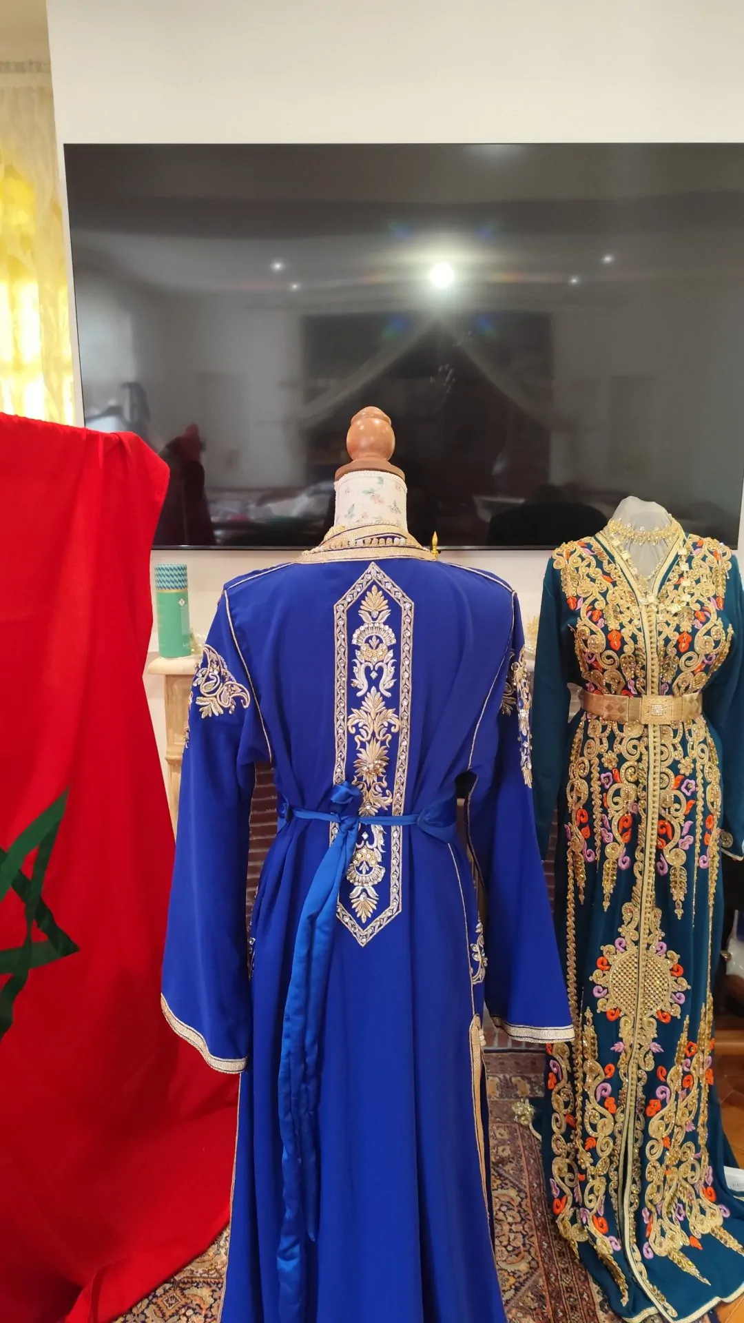 caftan marocain d occasion deux pièces – Image 3