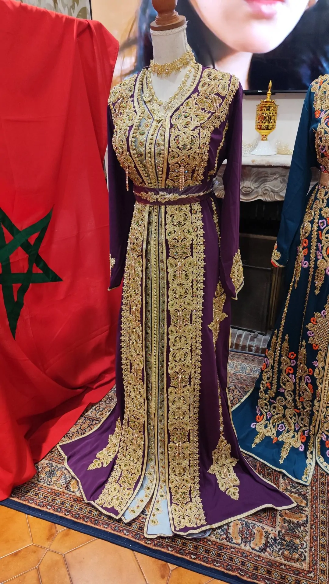 caftan marocain neuf - Takchita deux pièces – Image 12