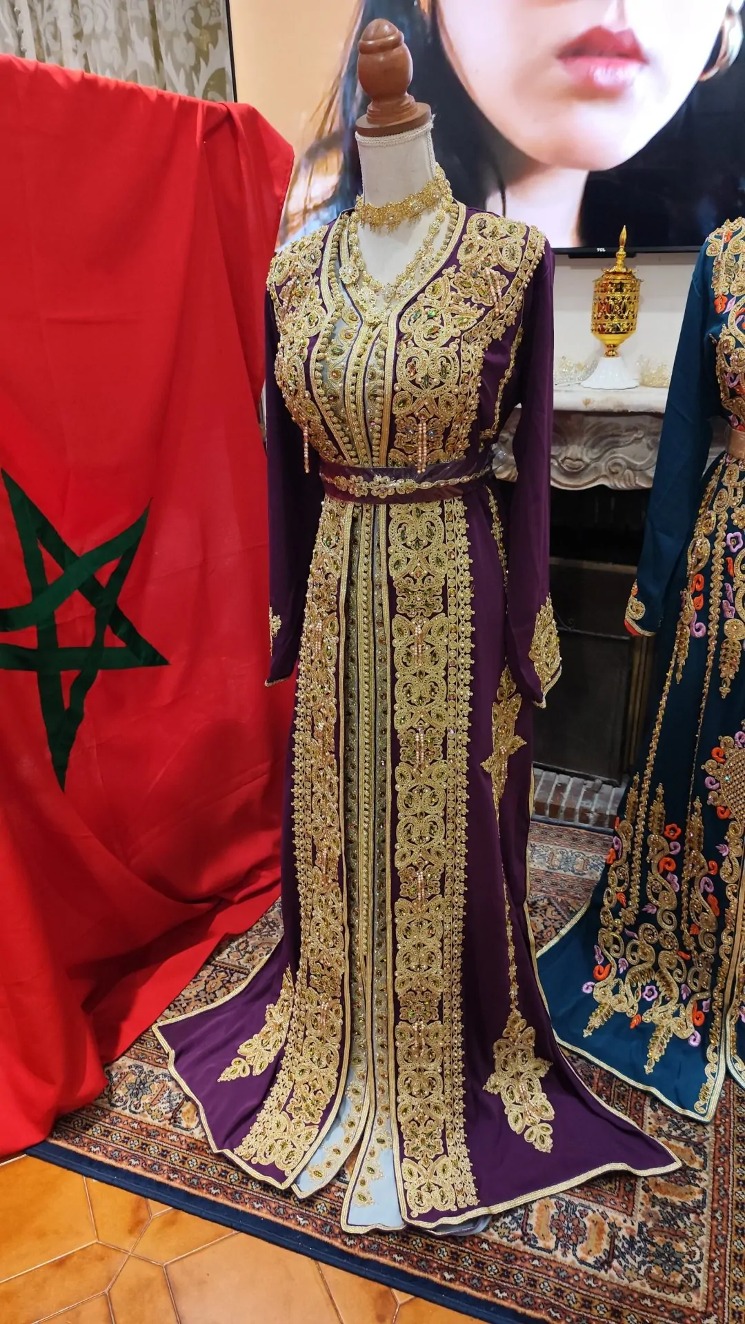 caftan marocain neuf - Takchita deux pièces – Image 14