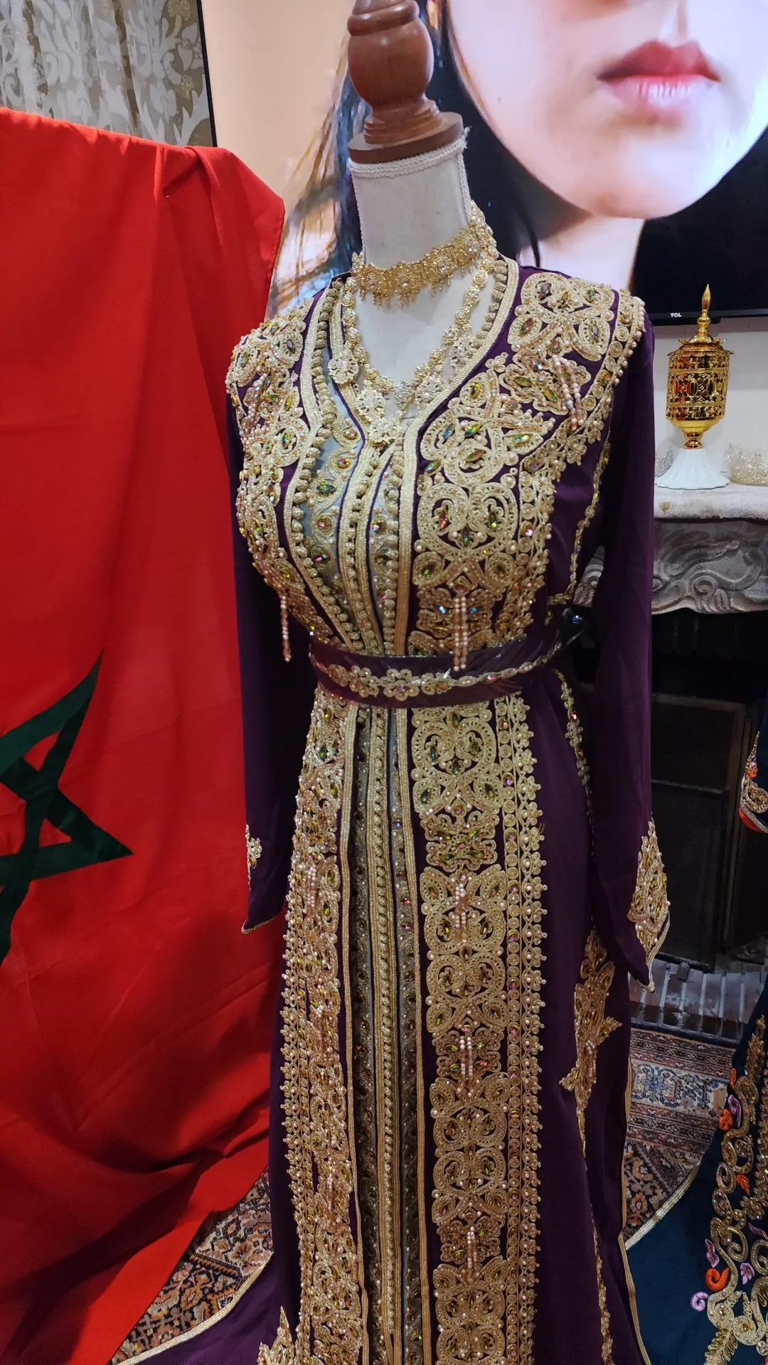 caftan marocain neuf - Takchita deux pièces – Image 10