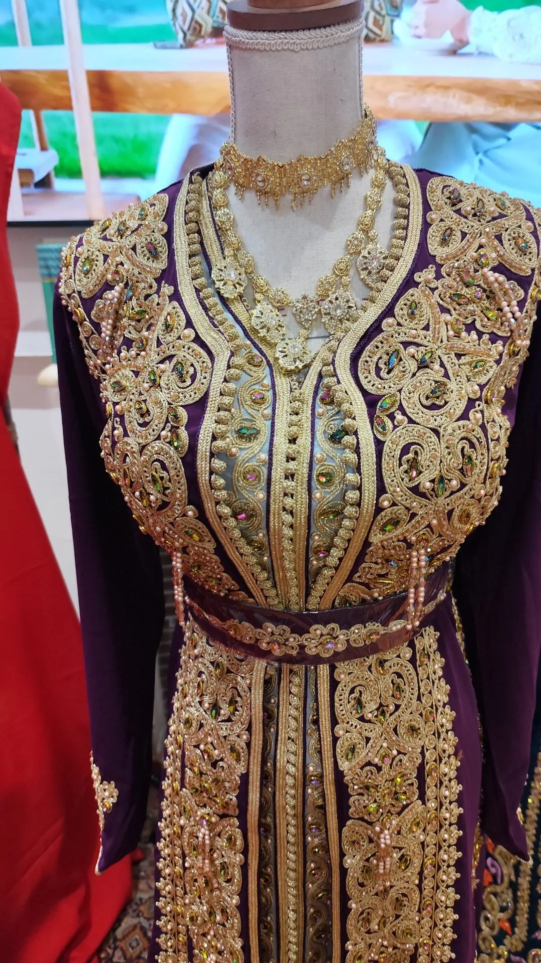 caftan marocain neuf - Takchita deux pièces – Image 4