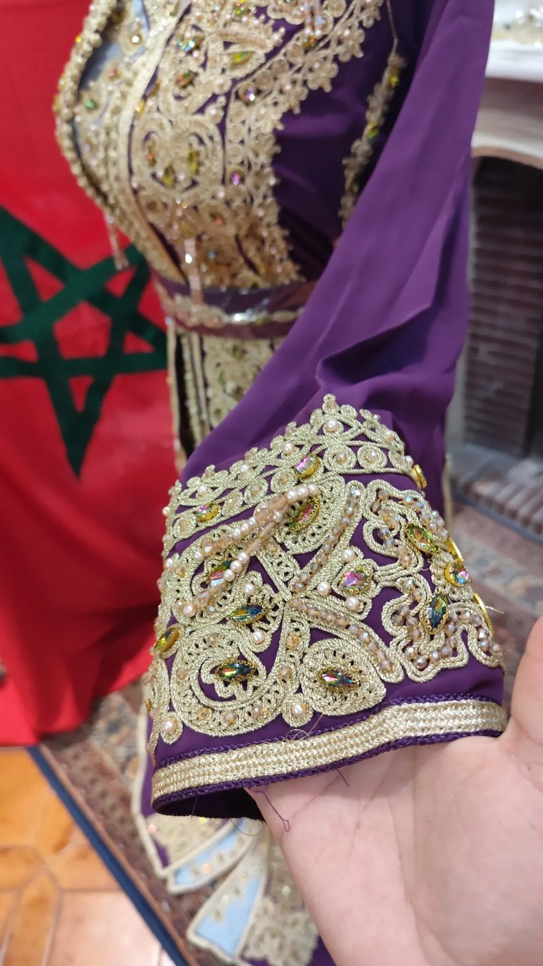 caftan marocain neuf - Takchita deux pièces – Image 5