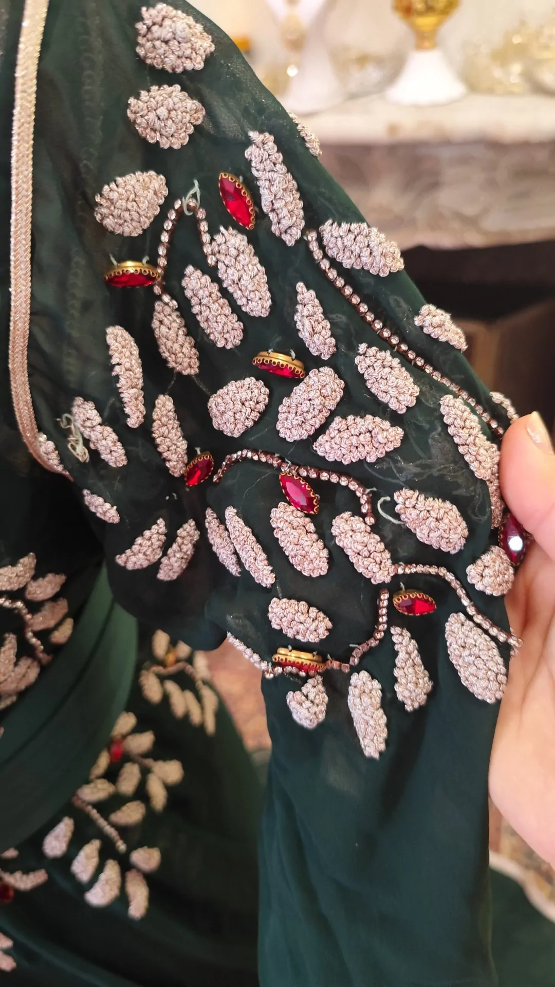 caftan marocain d occasion deux pièces – Image 12