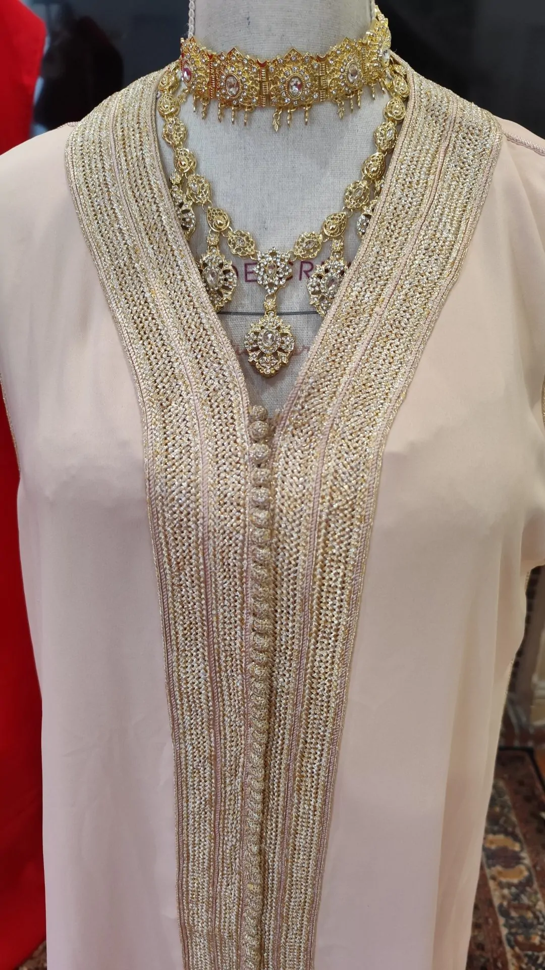 caftan marocain d occasion doublé – Image 5