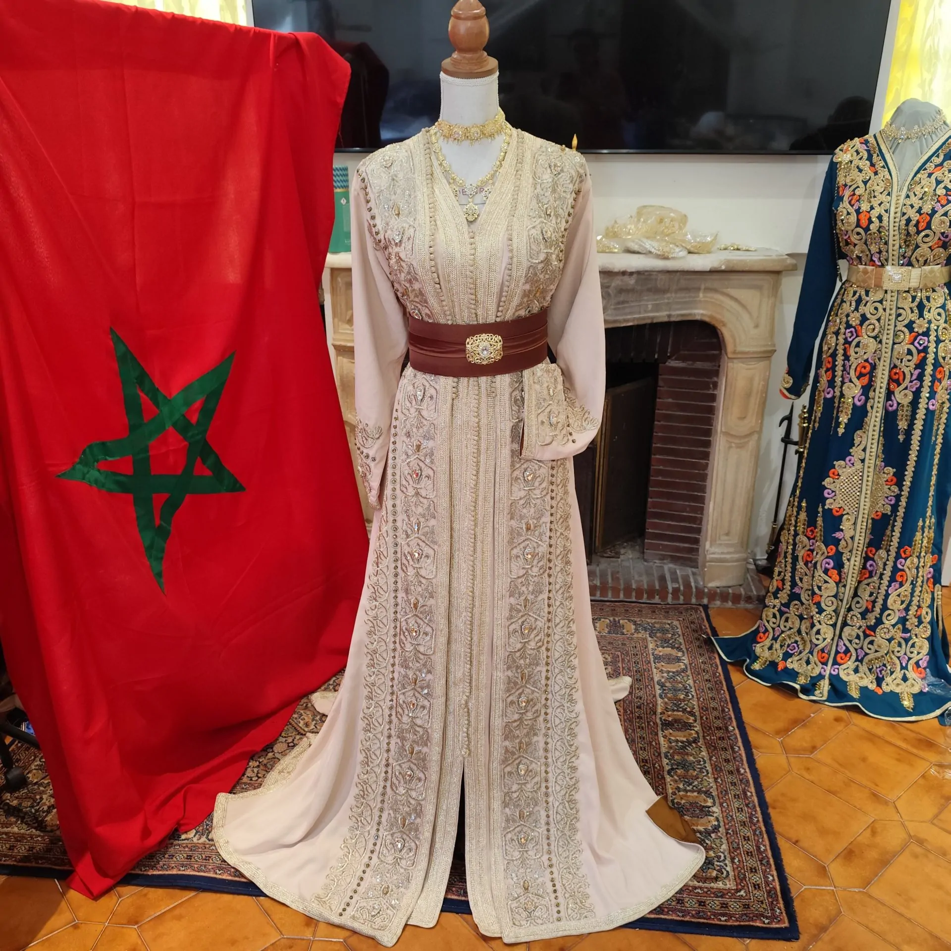 caftan marocain d occasion doublé