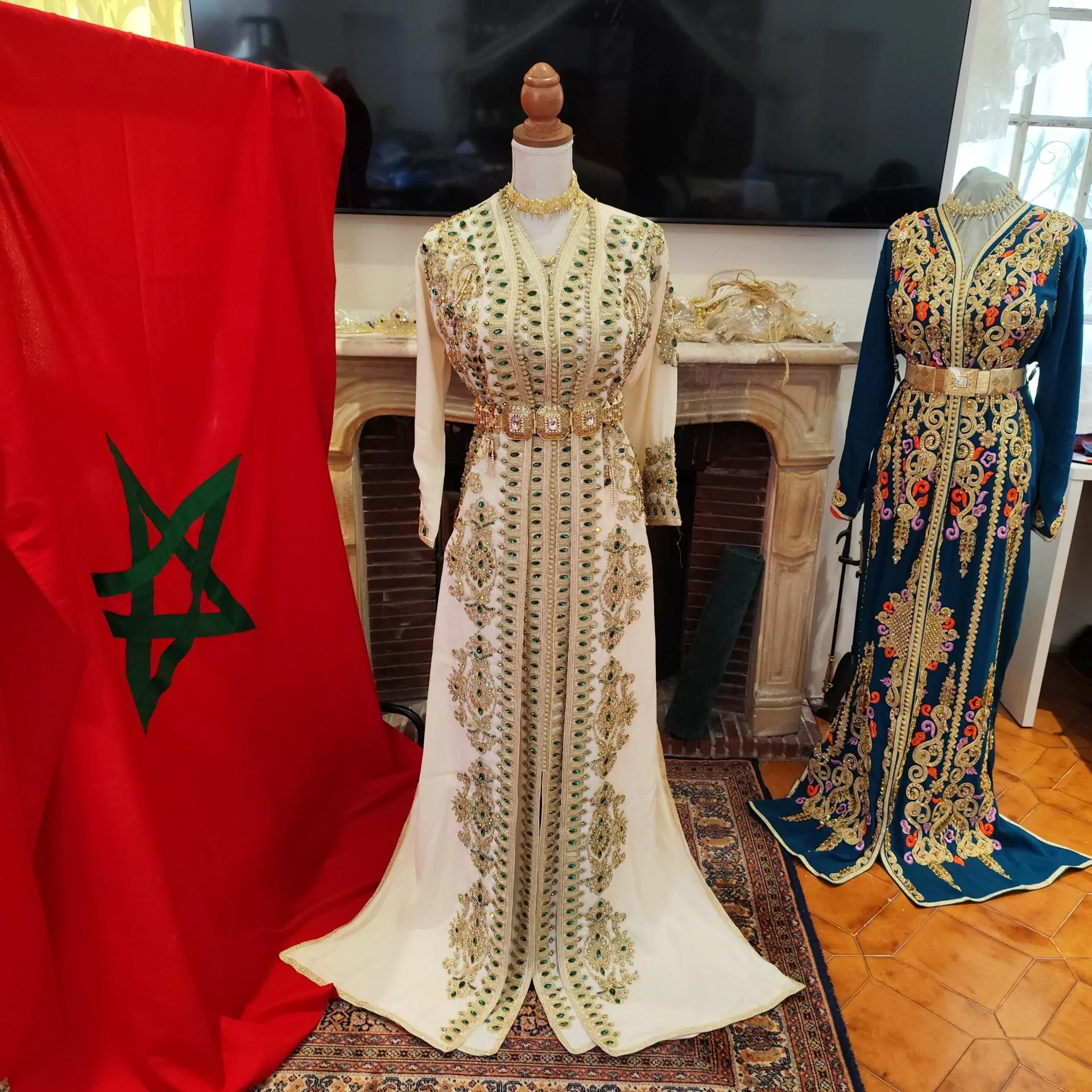caftan marocain neuf doublé deux pièces – Image 13