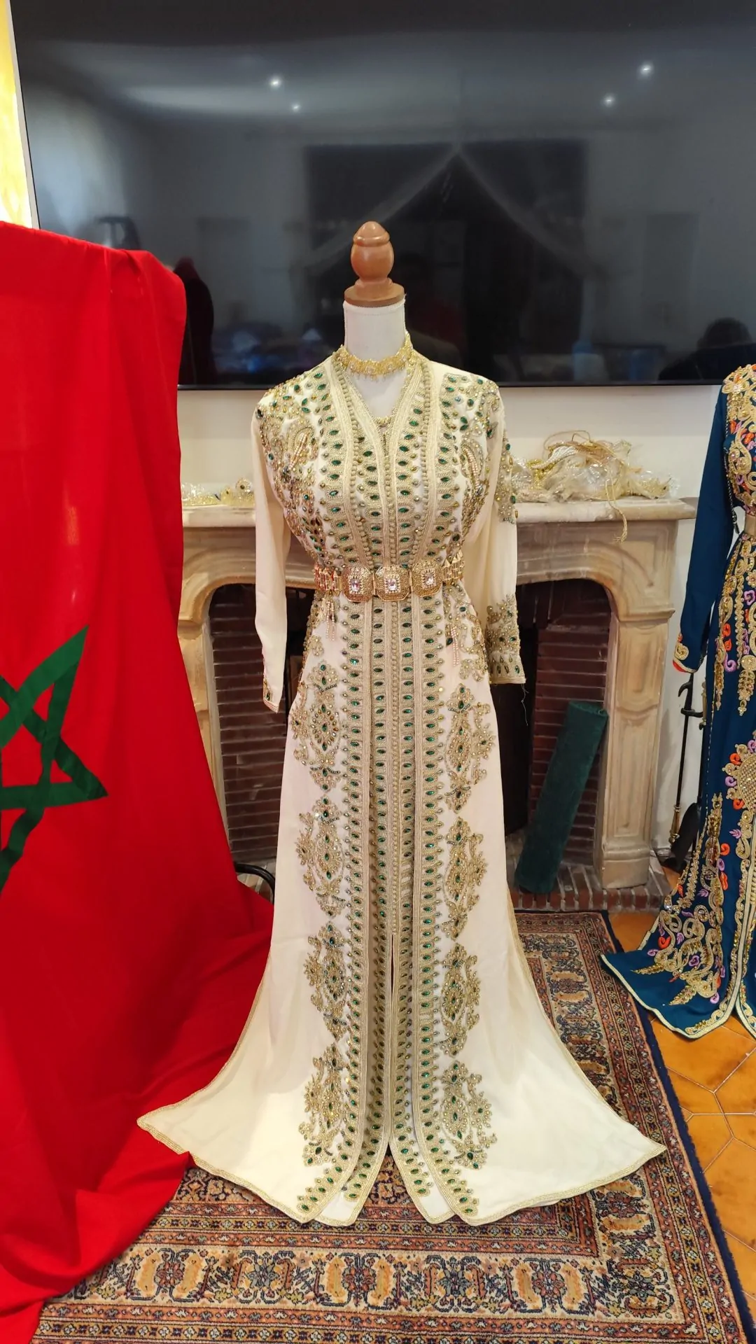 caftan marocain neuf doublé deux pièces – Image 12