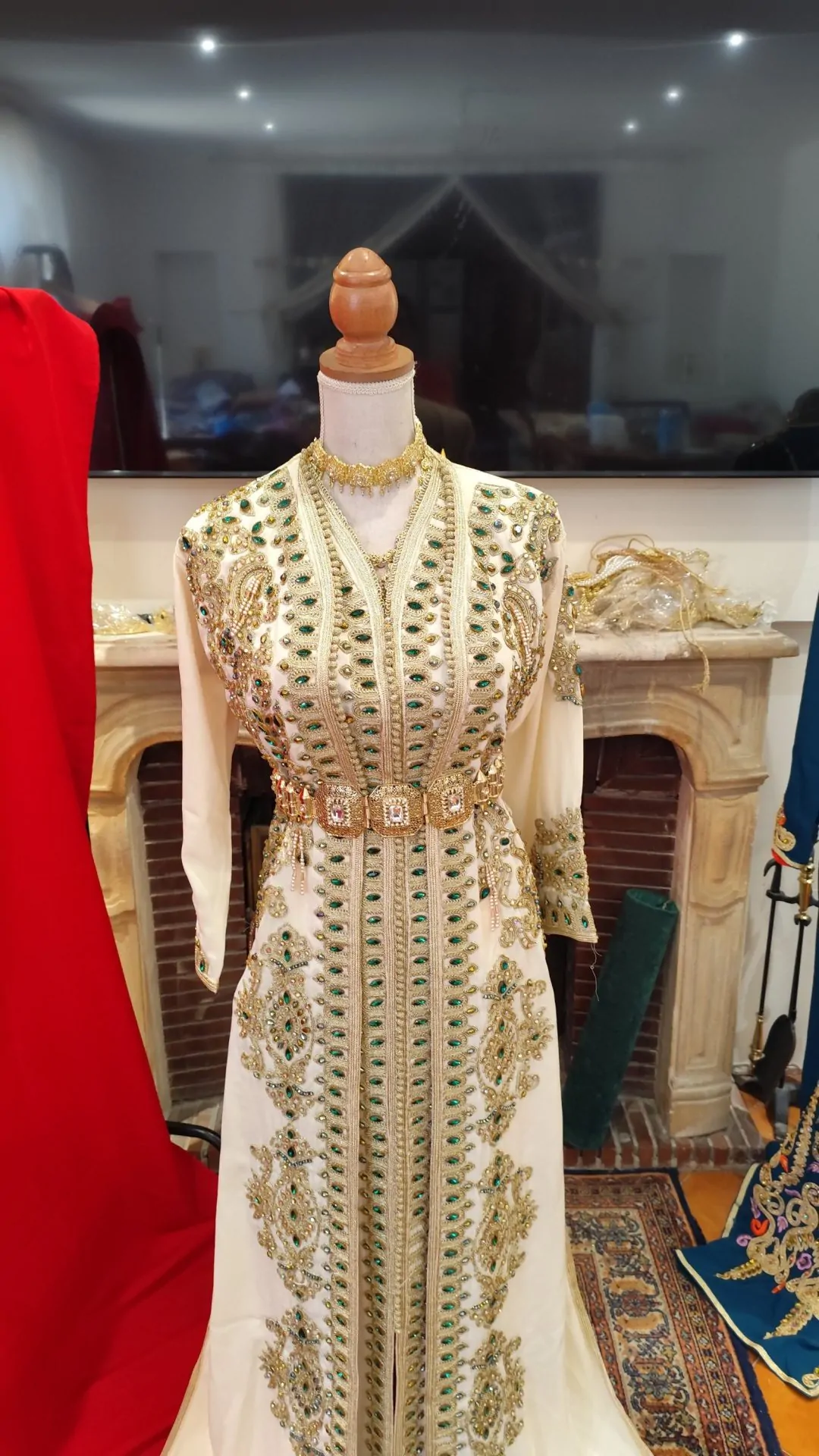 caftan marocain neuf doublé deux pièces – Image 11