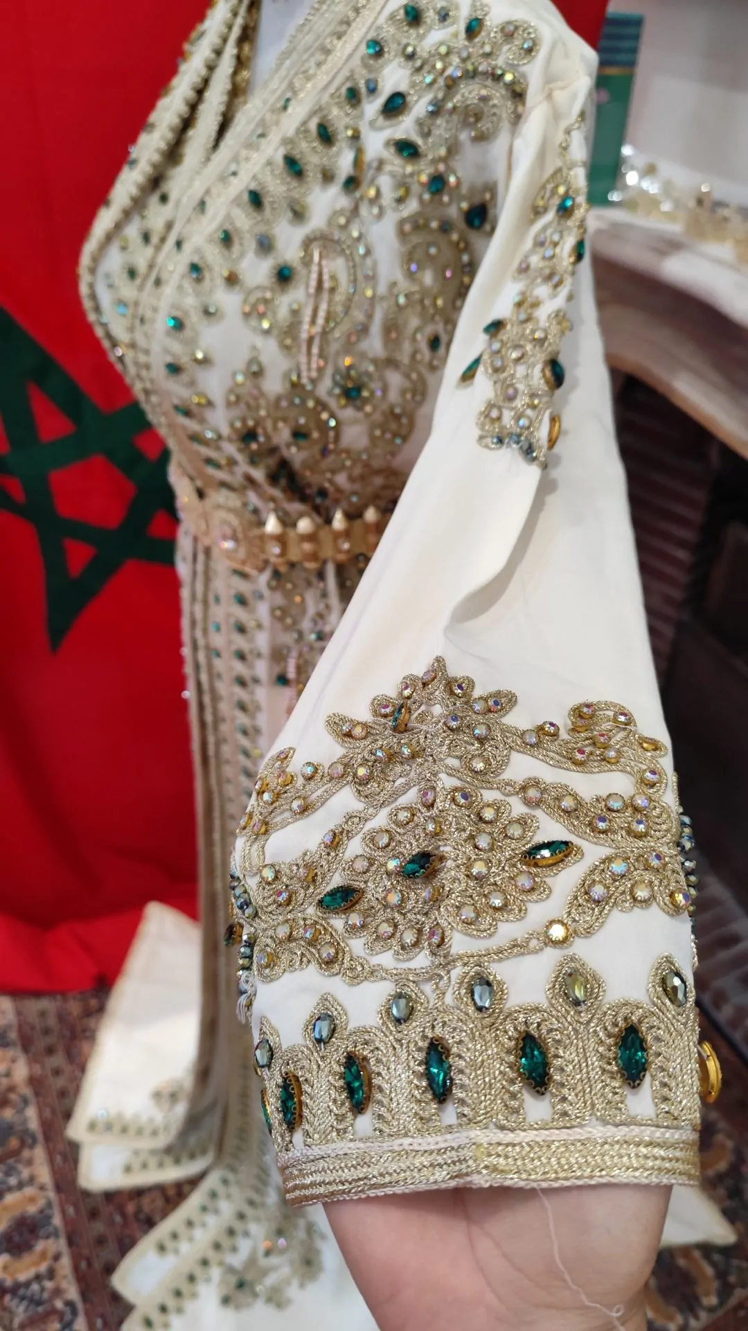 caftan marocain neuf doublé deux pièces – Image 7