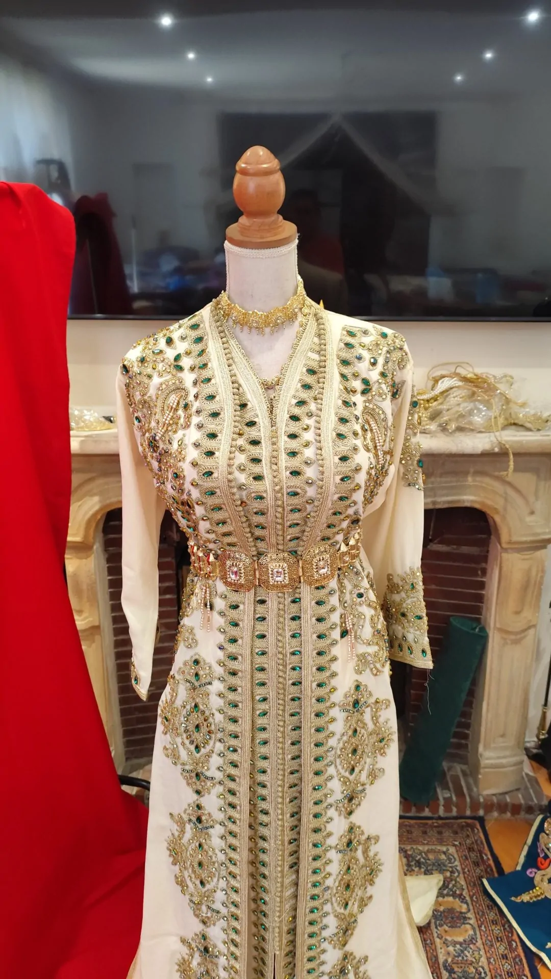 caftan marocain neuf doublé deux pièces – Image 8