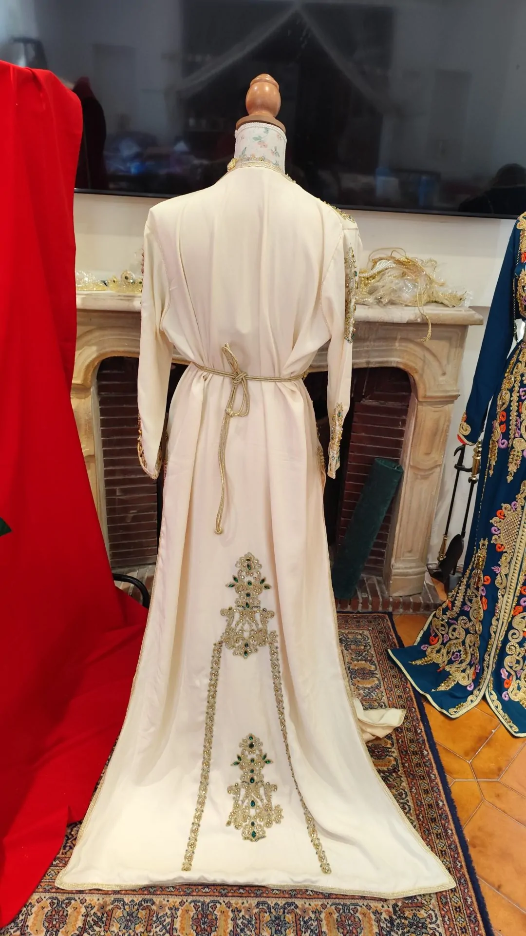 caftan marocain neuf doublé deux pièces – Image 6