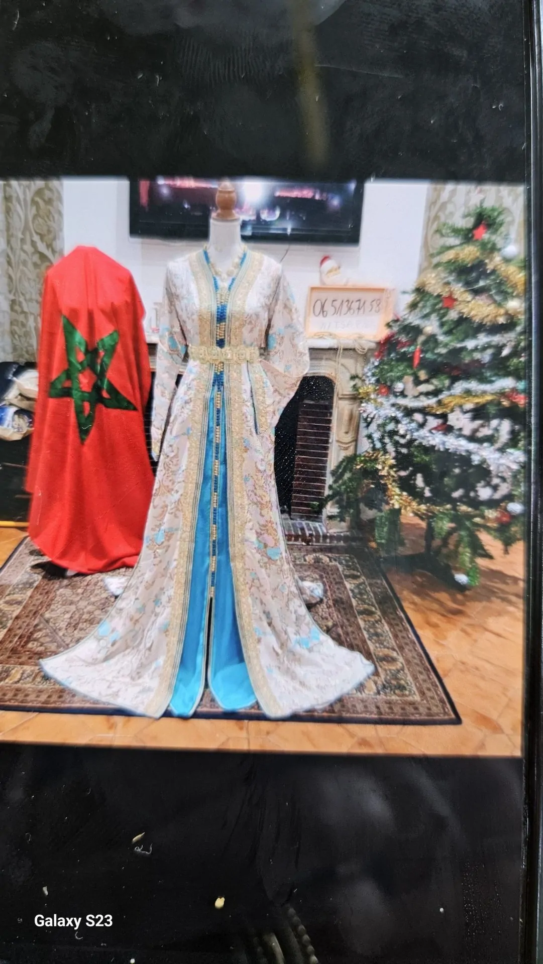caftan marocain neuf avec ceinture
